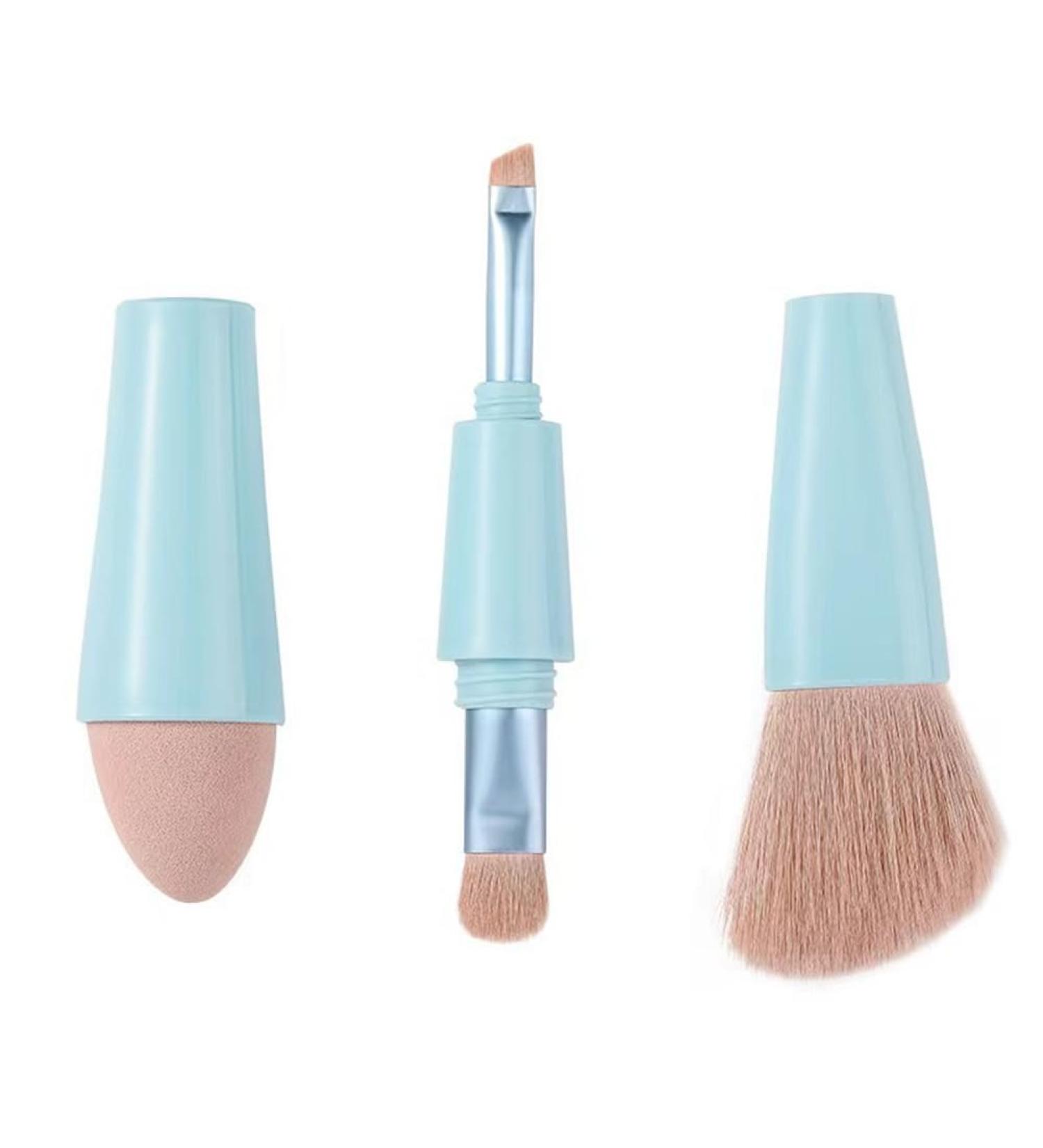carrub Makeup Brush Glam Blend Eyeshadow Brush Set Foundation Brush Beauty Tool Multifunctional Portable Beauty Pen(Blue) - Buy Online on GoSupps.com