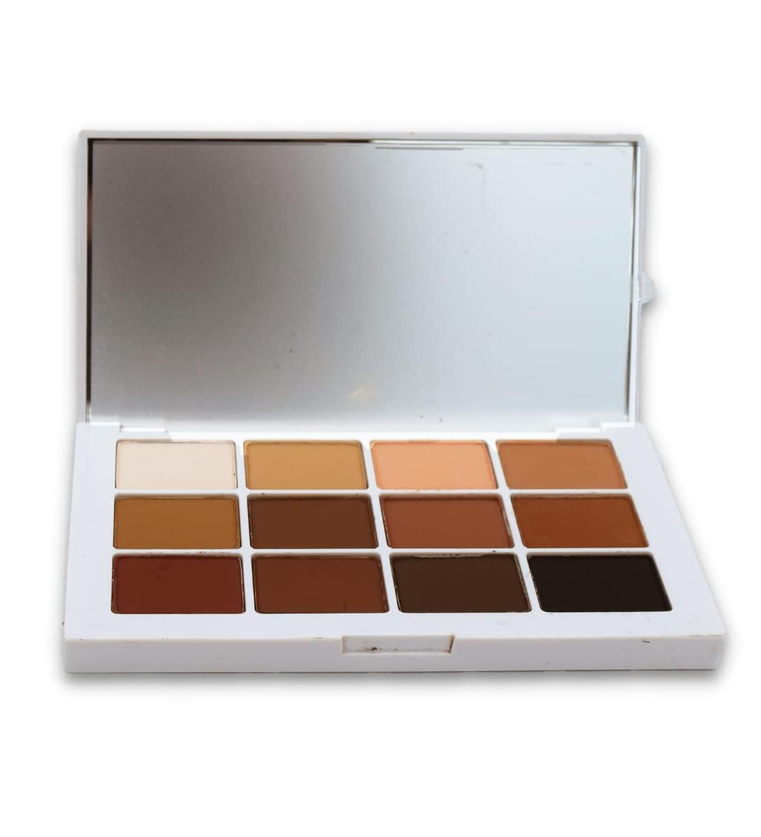 MAKEUP BY MARIO Master Mattes Eyeshadow Palette - 12 Shades, 0.03 oz/ 1 g Each - Buy Online on GoSupps.com