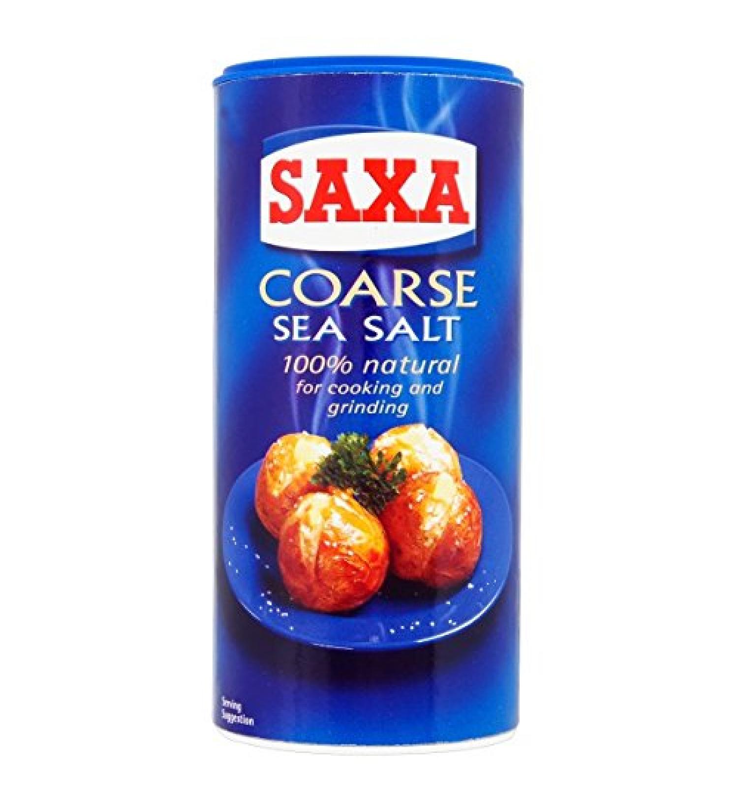 Saxa Saxa Coarse Sea Salt 350g (pack of 6 x 350g)