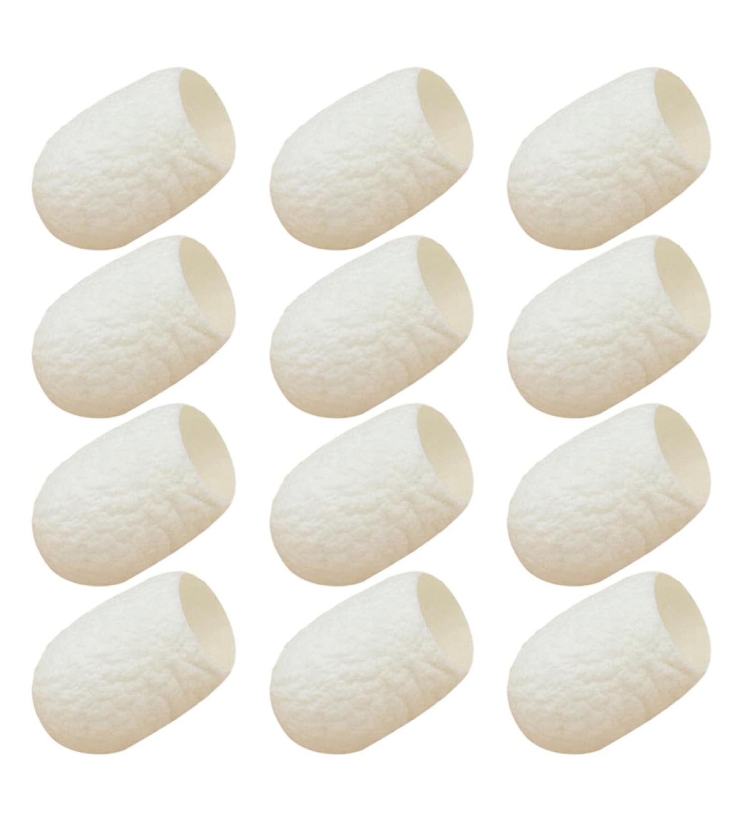 Lot de 20 Boules Exfoliantes Naturelles en Soie Nettoyage et L Exfoliation du Visage Peau Sensible Multi-Usages Soin Doux Pores et Teint clatant - Buy Online on GoSupps.com