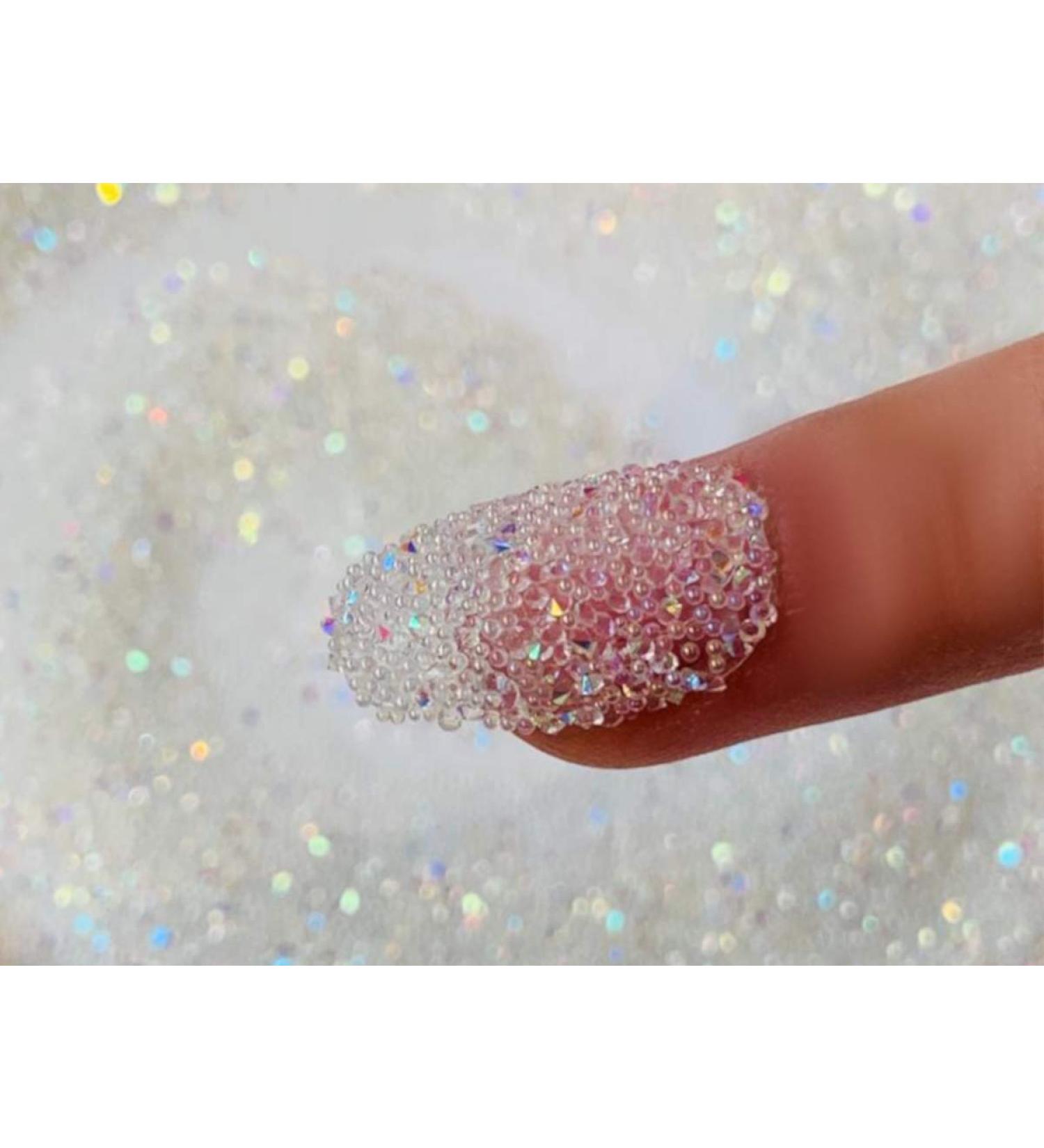 EIMASS Druzy Diamond Dust 3D Nail Art Crystals - Swarovski Alternative Gems (Crystal AB) - Buy Online on GoSupps.com