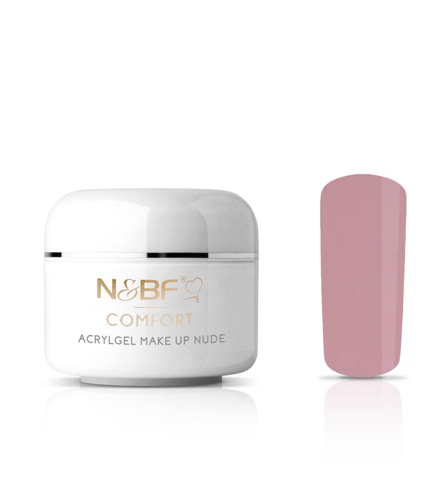 N&BF 15ML Comfort Line Poly Acryl Nude |High quality professional acrylic gel thick viscoses |Polygel for the modeling of Gelnageln |Professional nail angel made in Germany