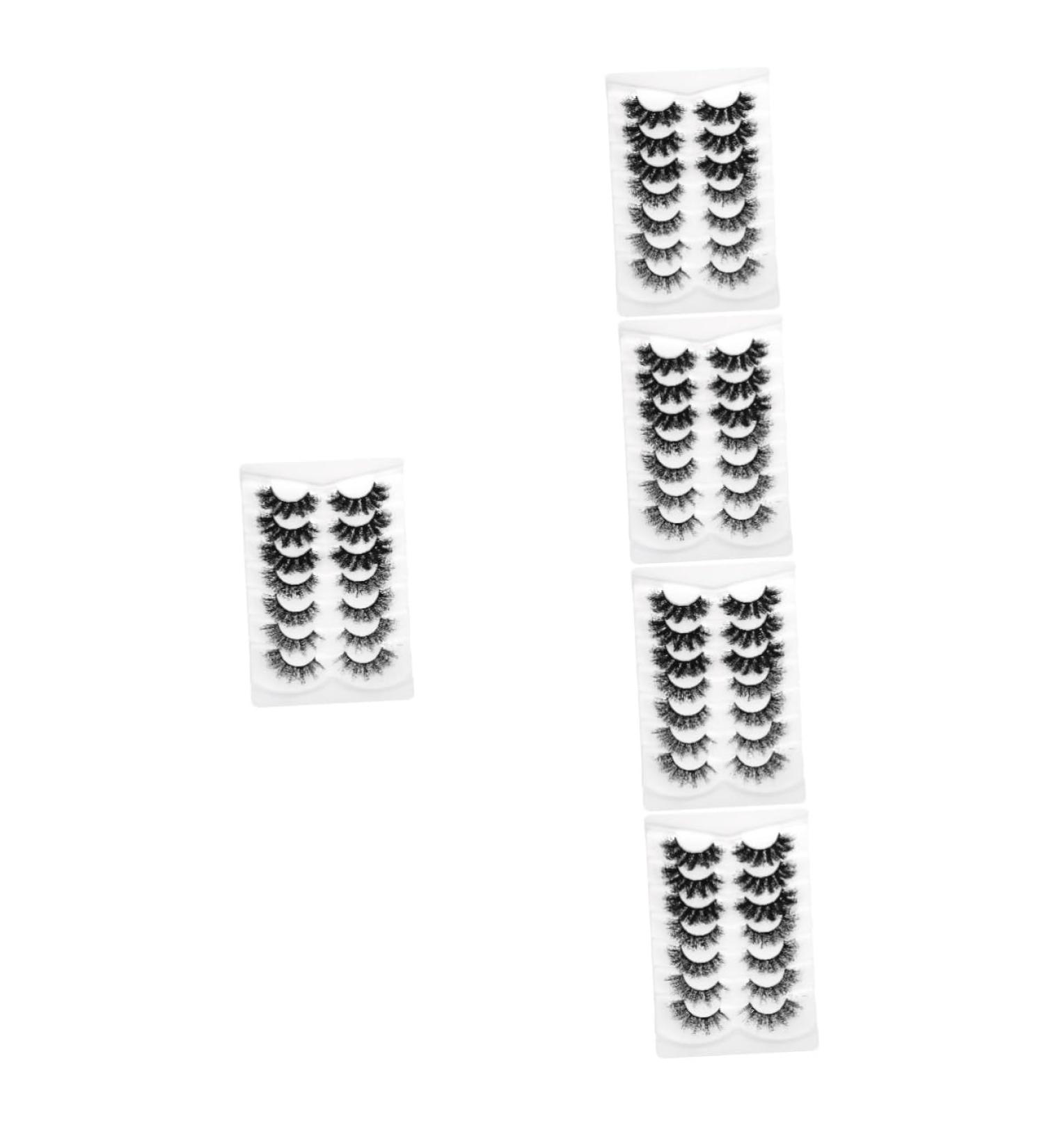 minkissy 35 Pairs Eyelashes False Eyelash Fake Eyelash Women Presents Fake Lashes Natural False Lashes for Women Makeup Accessories False Lashes Wispy Full False Lashes Make up Set 3d Fiber - Buy Online on GoSupps.com