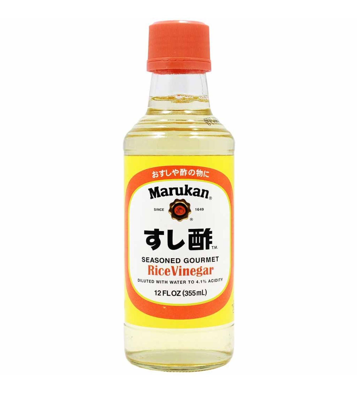 Marukan Seasoned Gourmet Rice Vinegar, 12 Ounce (Pack of 3)