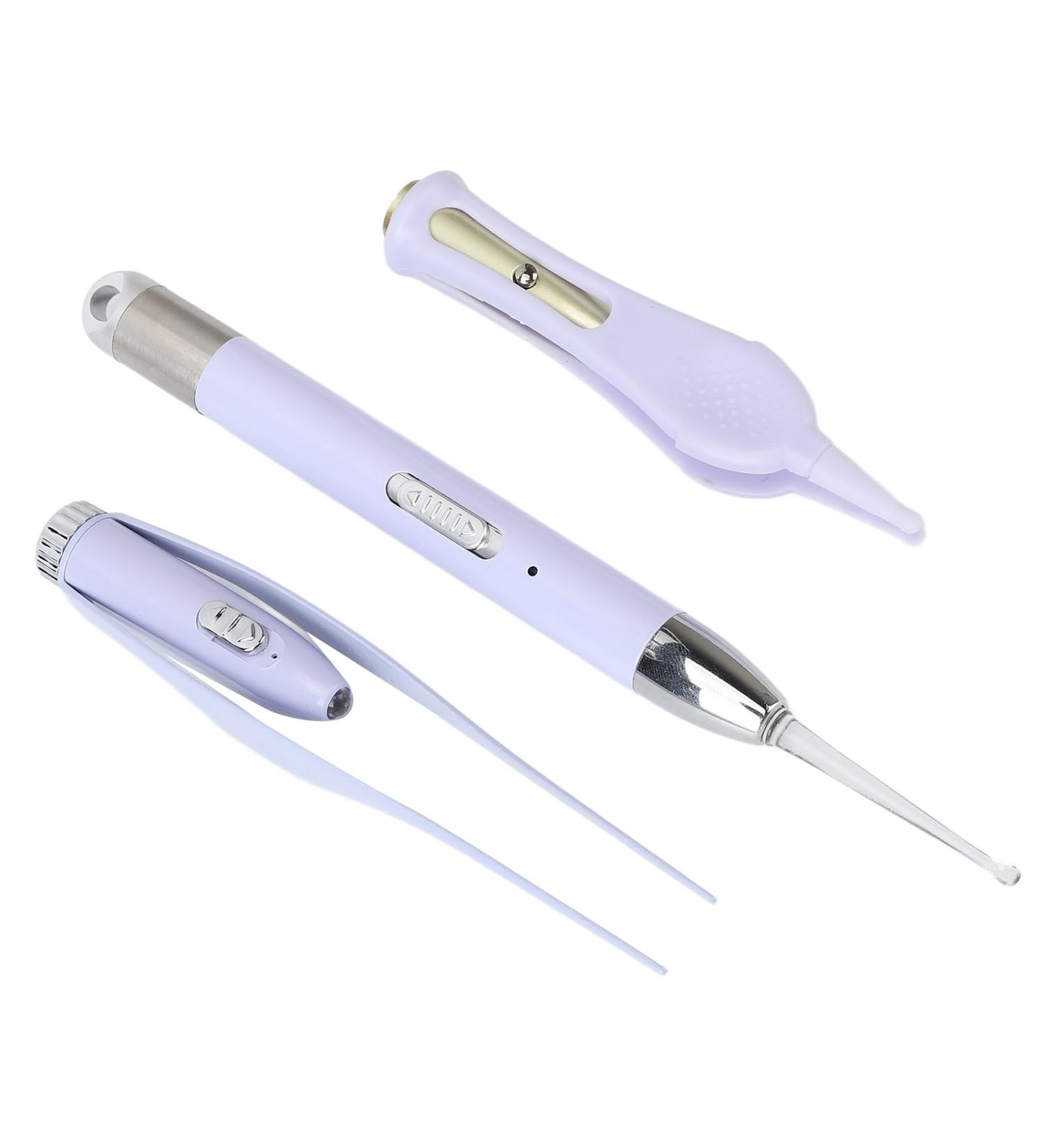 Rechargeable Ear Wax Removal Kit - Effective Cleaning Tool for Kids & Elderly - Glowing Ear Cleaning Picks - Buy Online on GoSupps.com