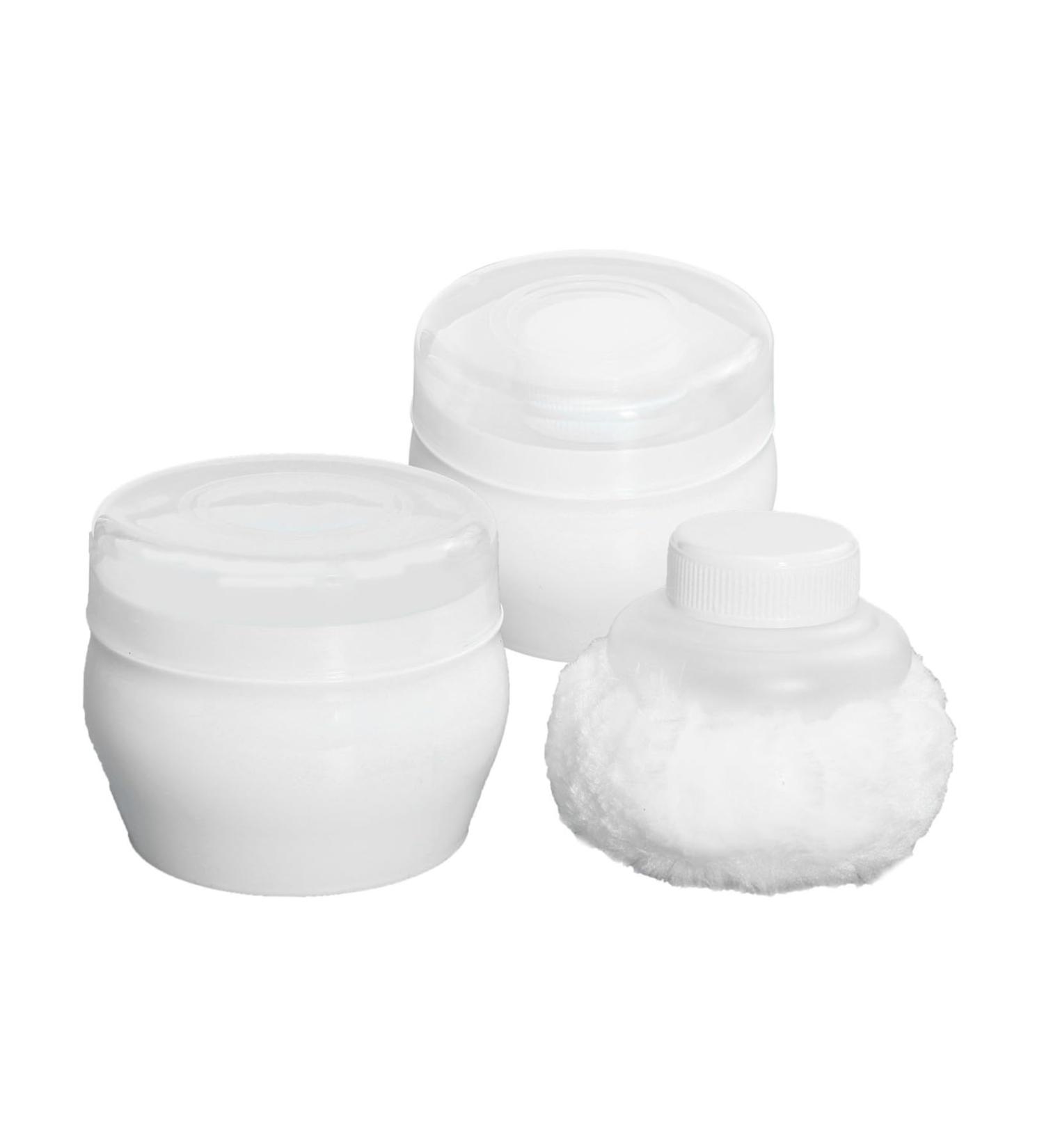 Buy 2 Sets Baby Powder Makeup Sponge Kit | Toddler Facial Sponges & Bath Puff | White PP Plastic | Perfect for Kids Makeup - Buy Online on GoSupps.com