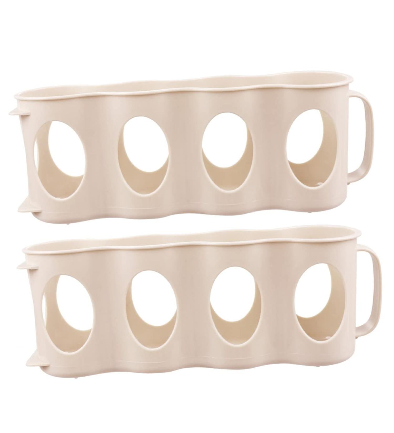 Zerodeko 2pcs 4 Bottle Organizer Refrigerator Organizer Hand Pull Type Organizer Beverage Can Cans 1 - Buy Online on GoSupps.com