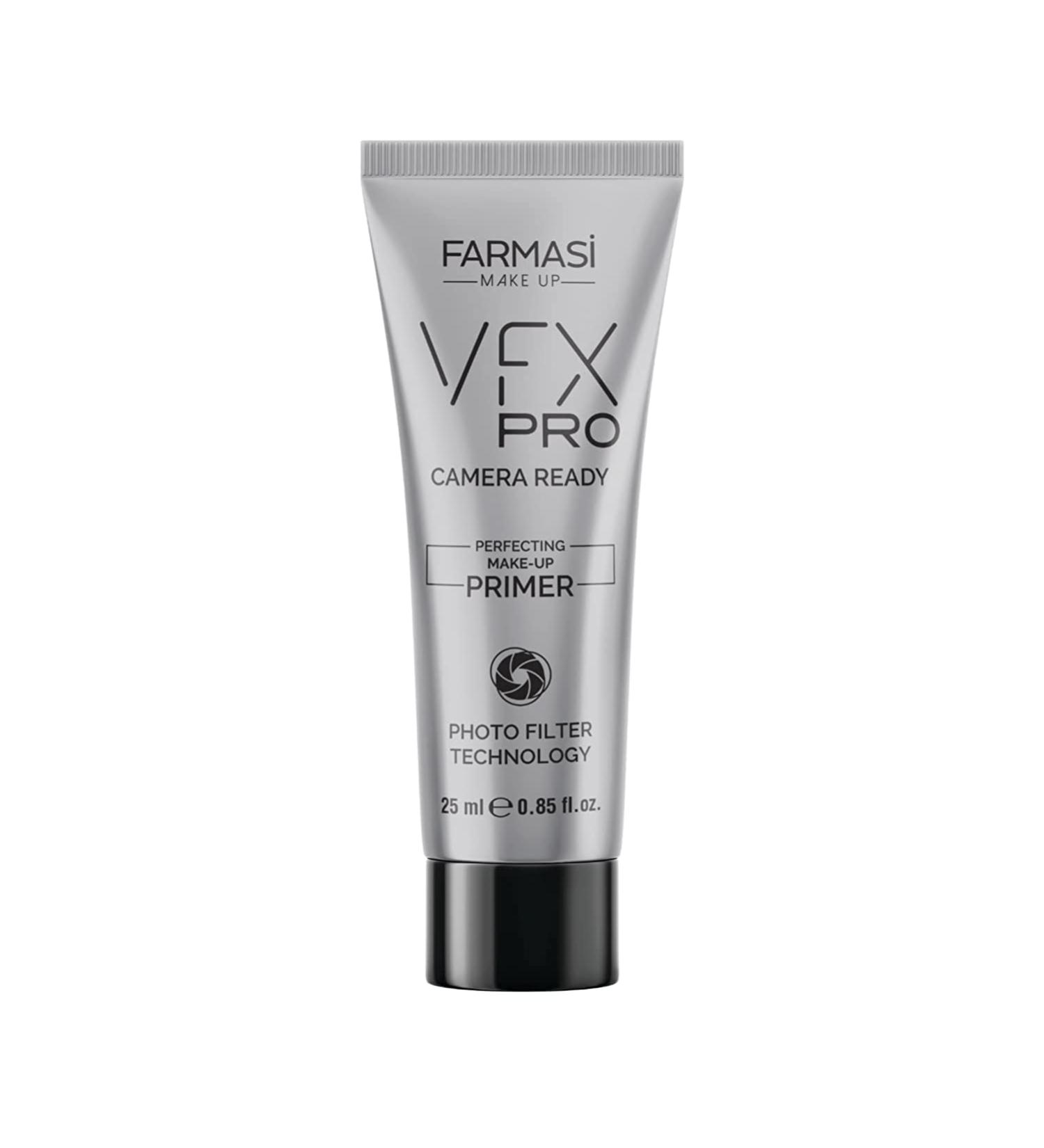 Farmasi VFX PRO Camera-Ready Primer | Advanced Pore Minimizer for All Skin Types | Silky Smooth Skin Revitalizer | Oil-Free Formula | Lightweight and Long-Lasting | 25 mL - Buy Online on GoSupps.com