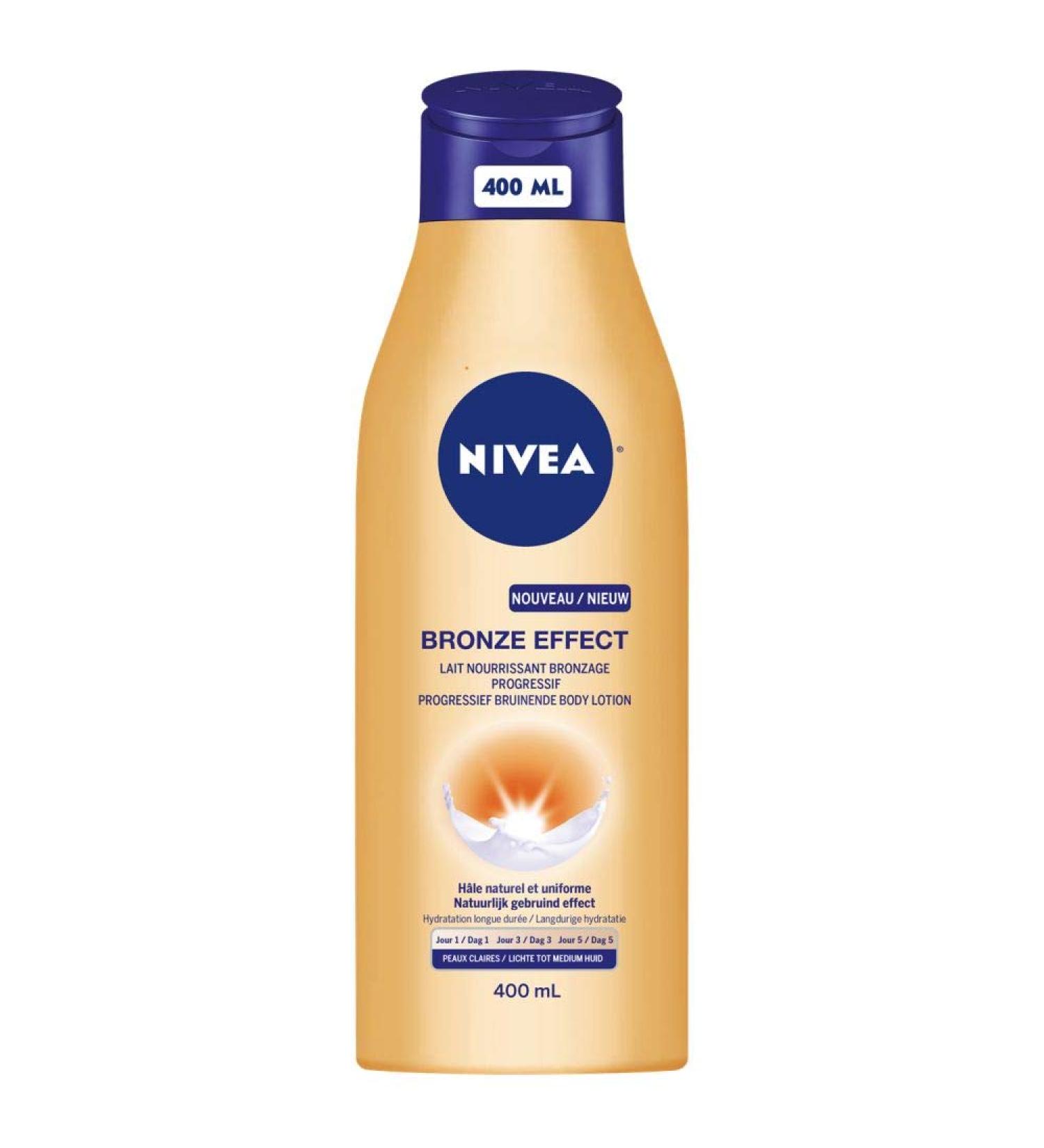 NIVEA Bronze Effect Progressive Brown Body Lotion for Light Skin - 400ml | International Shipping Available - Buy Online on GoSupps.com