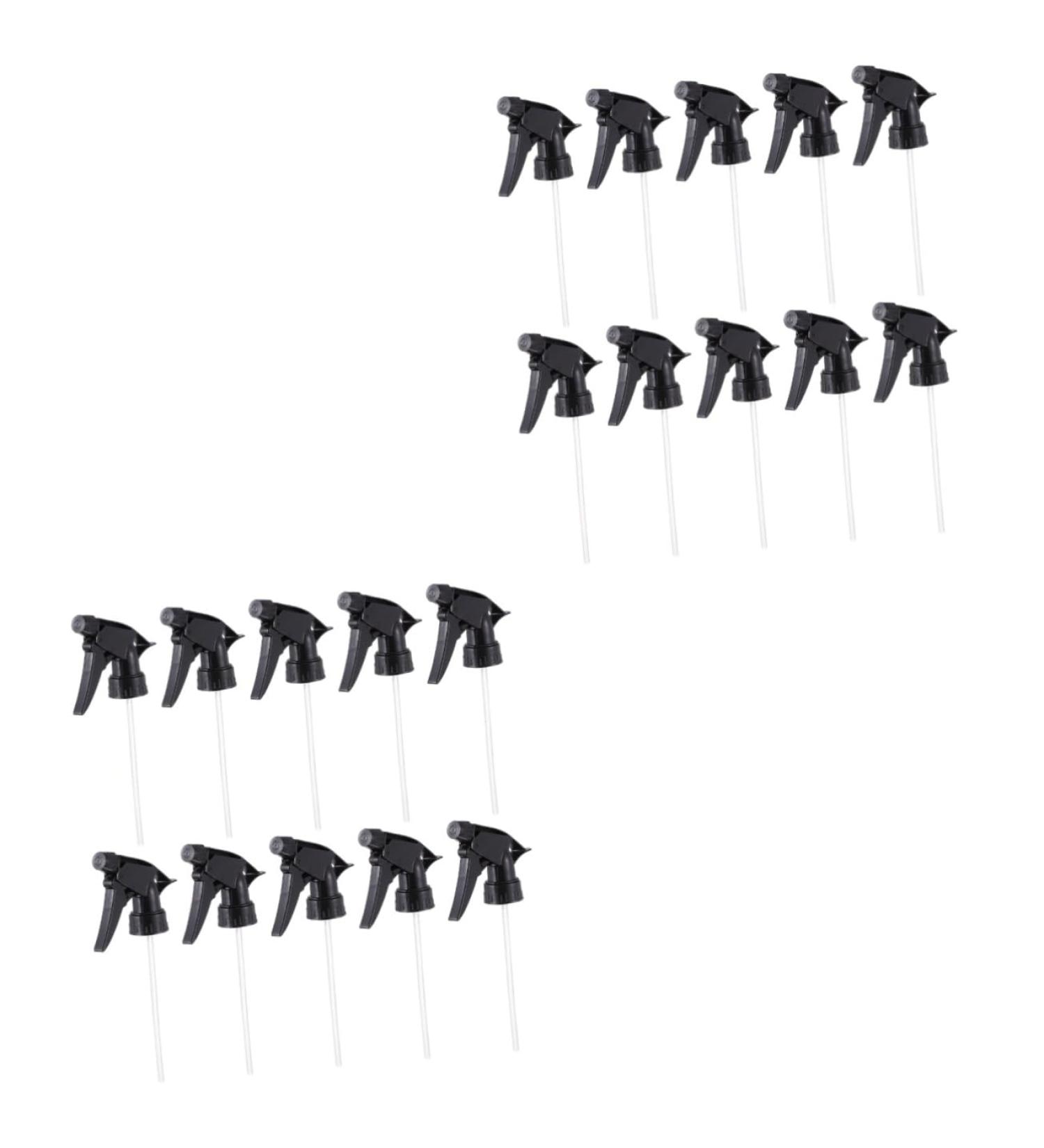 FRCOLOR 20 PCS spray bottle nozzle mist spray head replacement spray nozzles bottles spray nozzle top pump dispensers standard nozzle detangler spray plastic hair black pepper Miss 20x9.5cmx2pcs - Buy Online on GoSupps.com