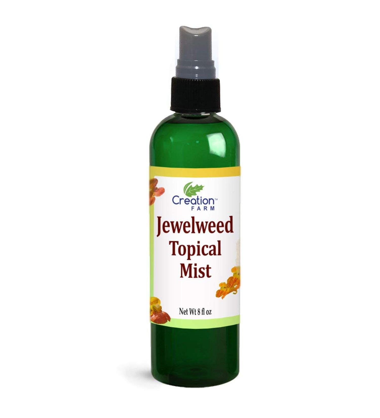 Jewelweed Spray - Natural Itchy Skin Relief for Poison Ivy & Oak Rash - 8 OZ Size - Buy Online on GoSupps.com