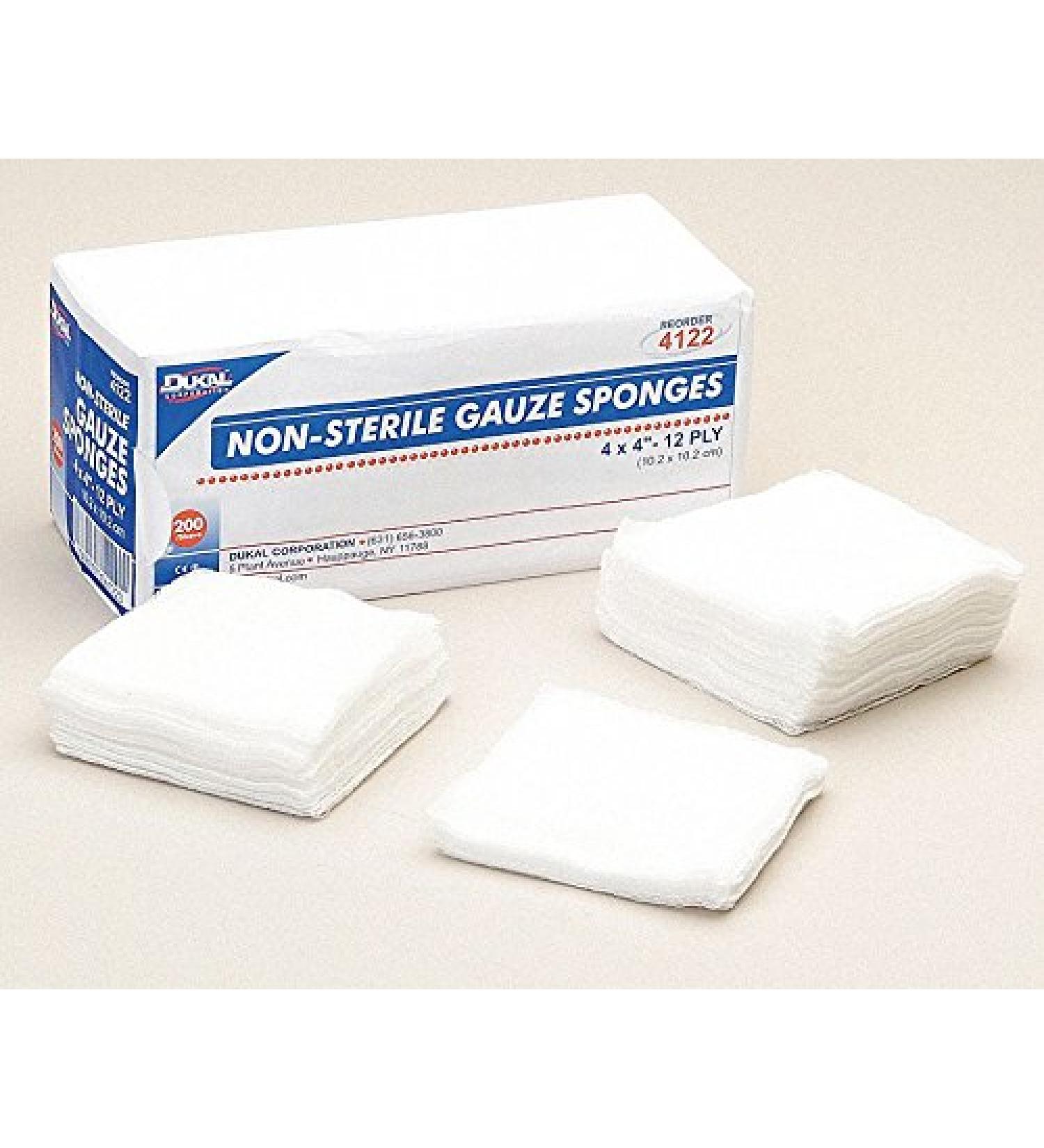 Gauze Sponge White Gauze Bulk PK200