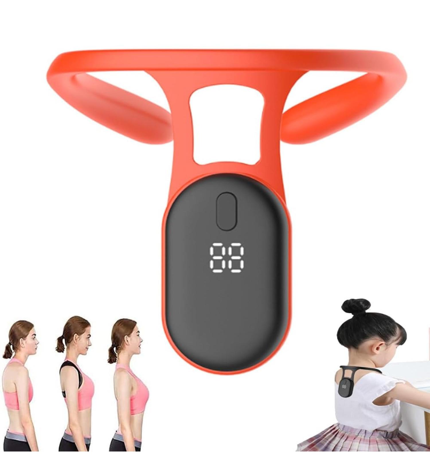 Smart Corrector for Hunchback Smart Back Support Vibration Reminder Corrects Posture Smart Posture Corrector Smart Posture Reminder Corrector Device (Orange) - Buy Online on GoSupps.com