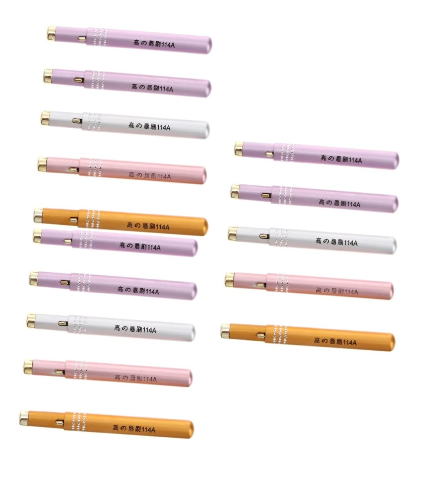 Buy MAGICLULU 15 Pcs Retractable Lip Brush Set - Portable Lip Gloss Applicators & Makeup Brushes for Lip Tint & Scrub - International Shipping Available - Buy Online on GoSupps.com