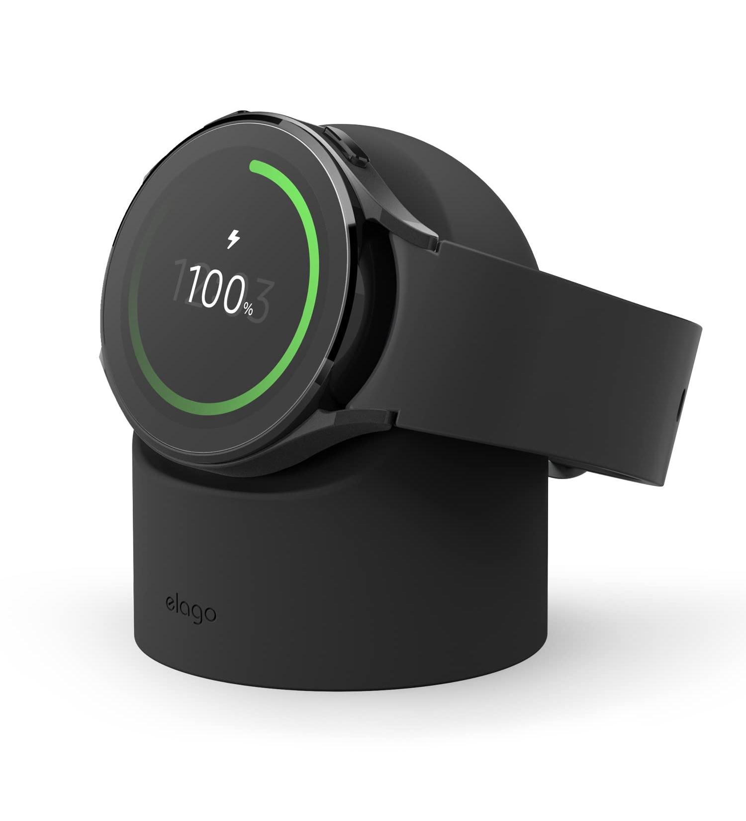 elago GW2 Stand Compatible with Samsung Galaxy Watch 5 Charger Stand (40  44mm) / Galaxy Watch 5 Pro Charger Stand (45mm) 2022 - Black Charging Cable Not Included - Buy Online on GoSupps.com
