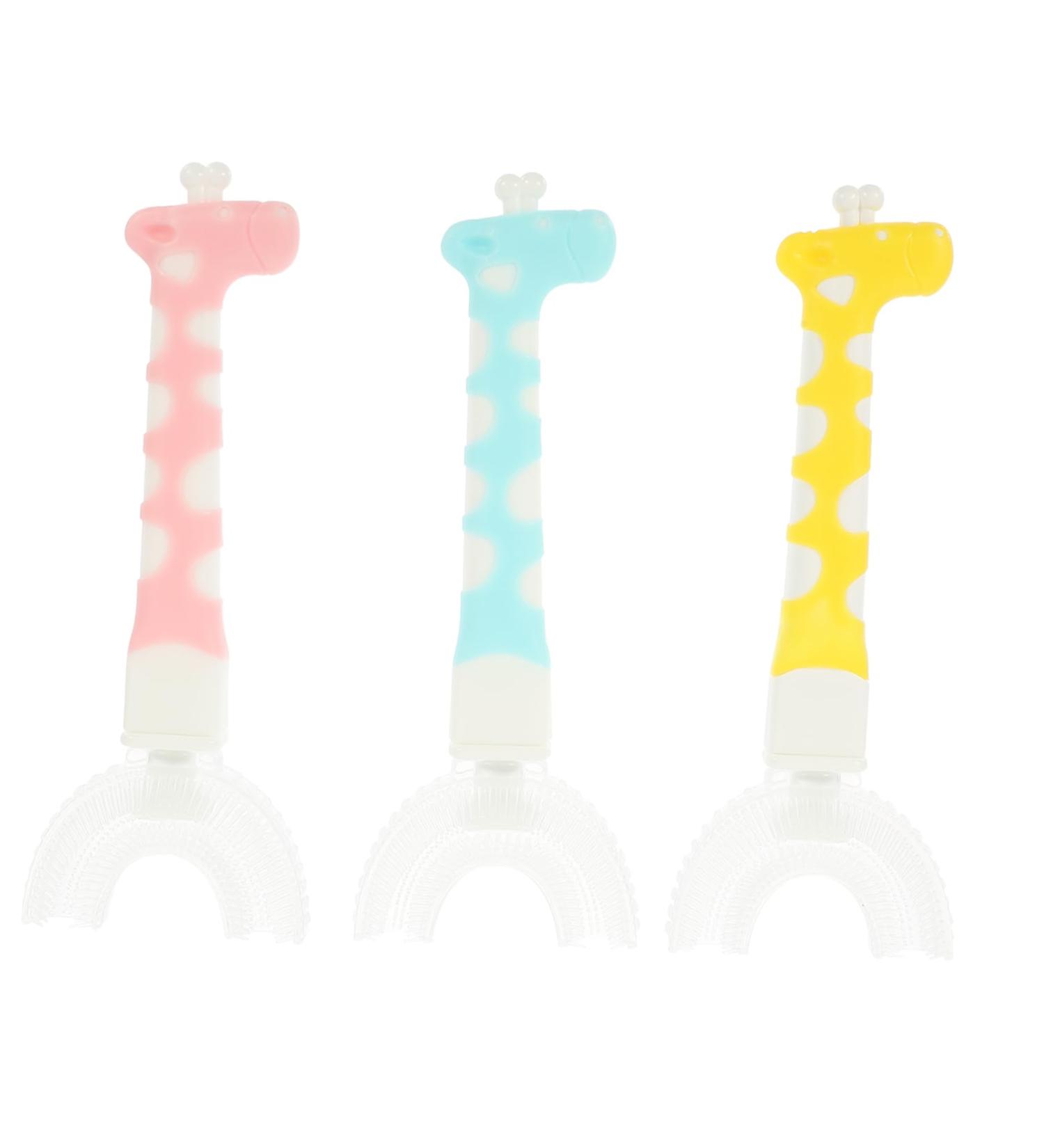 Magiclulu 9 StK Children's Toothbrush - Soft Silicone Baby Toy Cleaner & Oral Hygiene Brushes for Kids - Buy Online on GoSupps.com