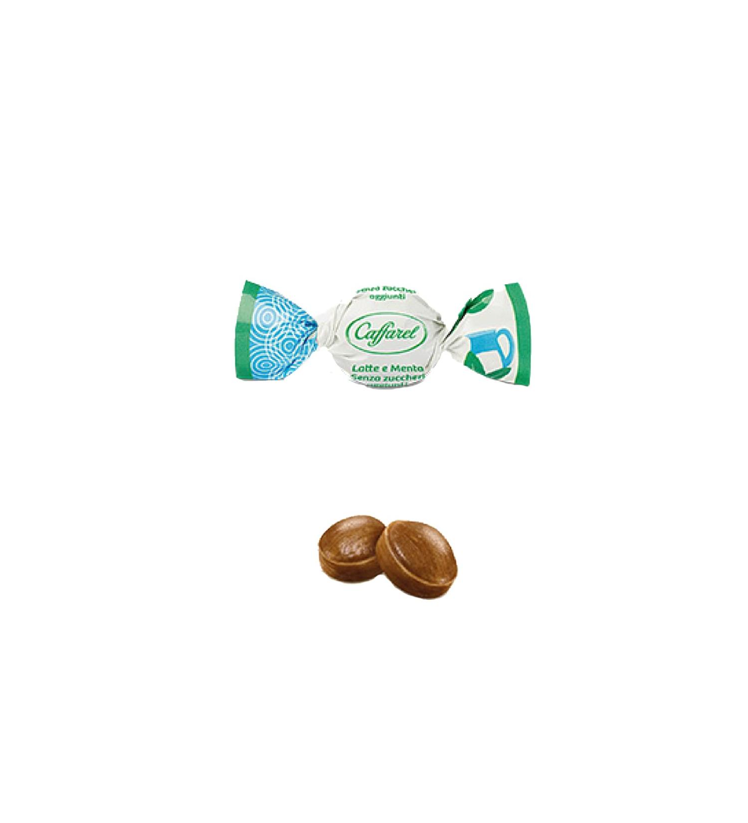 Mini hard candies Caffarel Milk and Mint Caffarel 1 kg gluten free