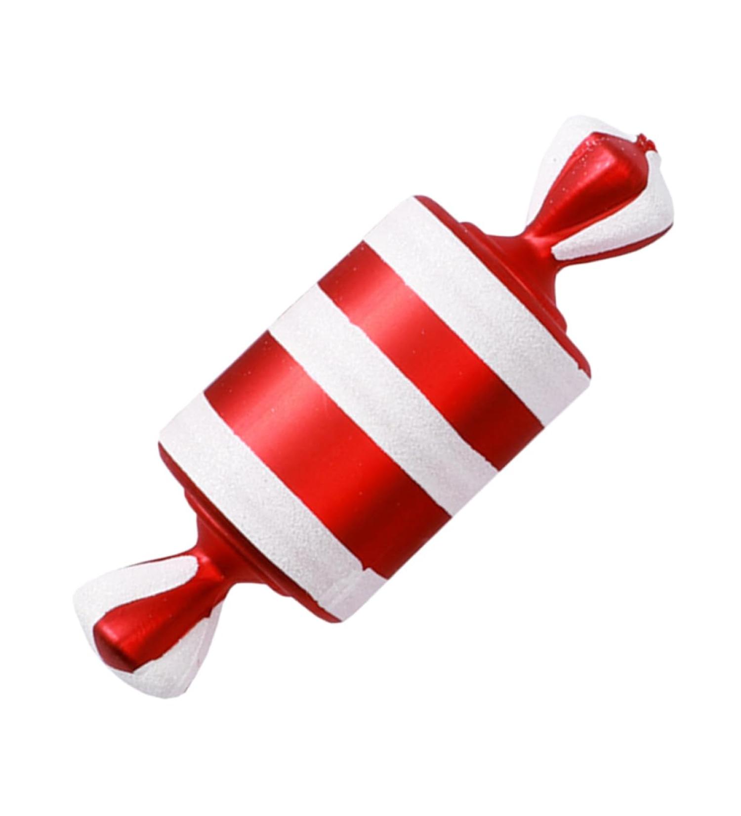 Zerodeko 1pc Christmas Candy Decoration christmas tree Cosmetics candy decorate Xmas Adornment outdoor christmas decorations decor Ornament pendant pvc set red Christmas household Red 15X6X6CM - Buy Online on GoSupps.com