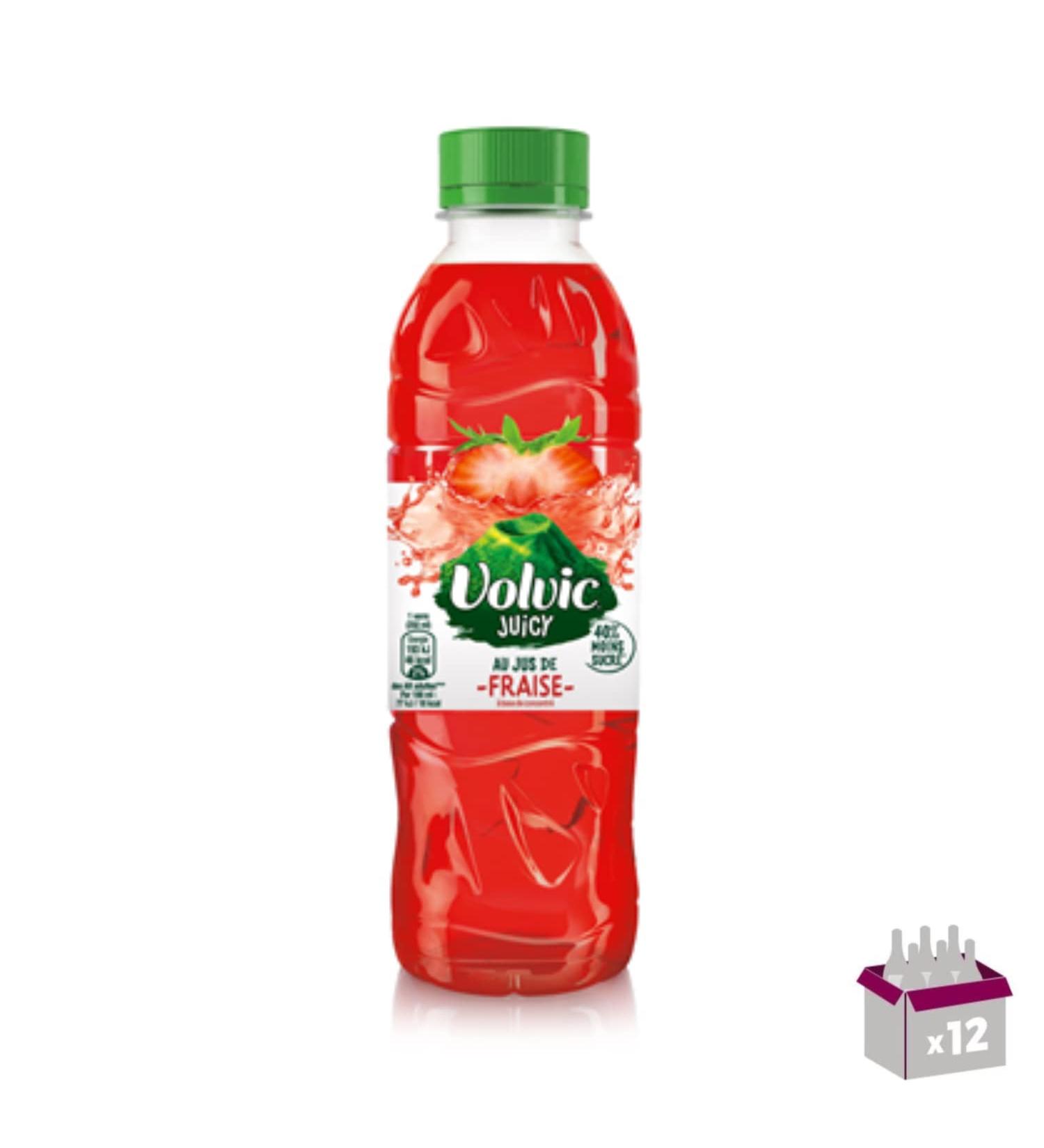 Volvic strawberry water 12 x 50cl