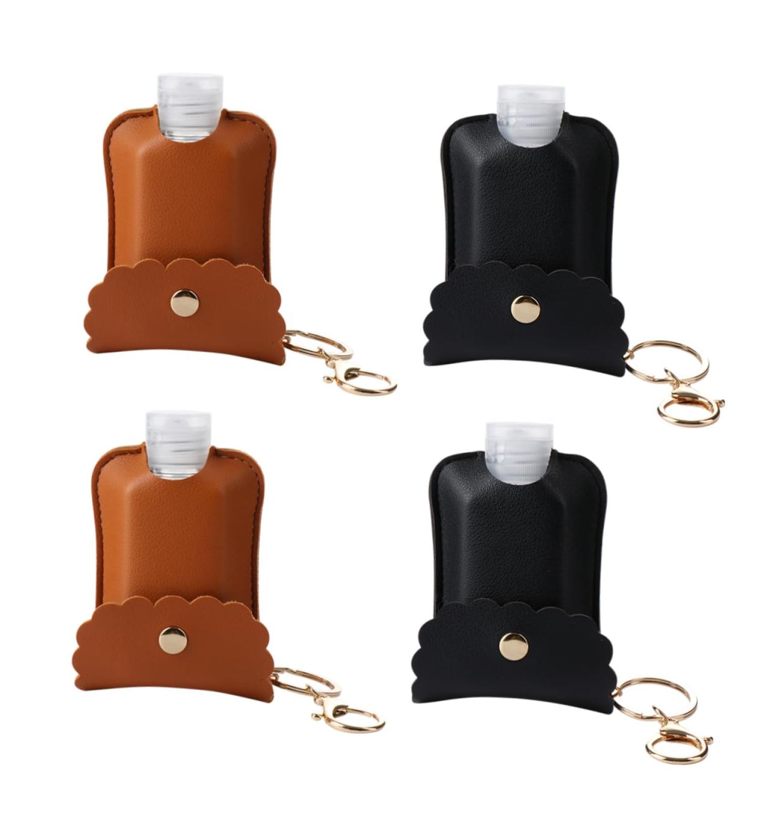 MAGICLULU 4 Hand Wash Bottle with Keychain Portable Bottle Cover Hand Bottle Cover Protective Cover Portable Keychain Carriers Keychain Carriers for Lotion Protective Bottle Cover - Buy Online on GoSupps.com