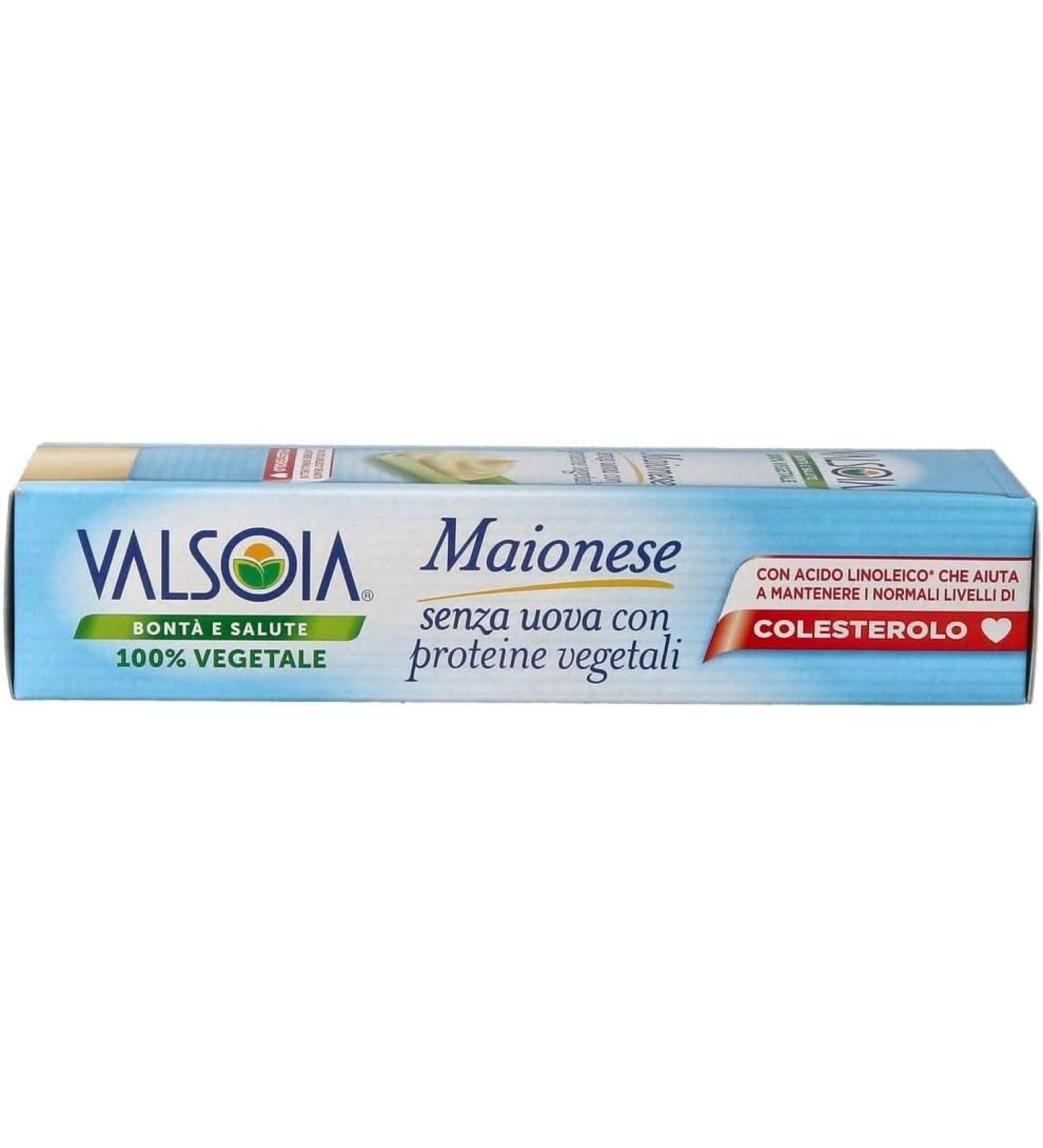  Italian Gourmet E.R. Valsoia Pack of 6 Mayonnaise 100% Plant-Based Soy Sauce Egg-Free 150ml + Italian Gourmet Polpa 400g - Buy Online on GoSupps.com