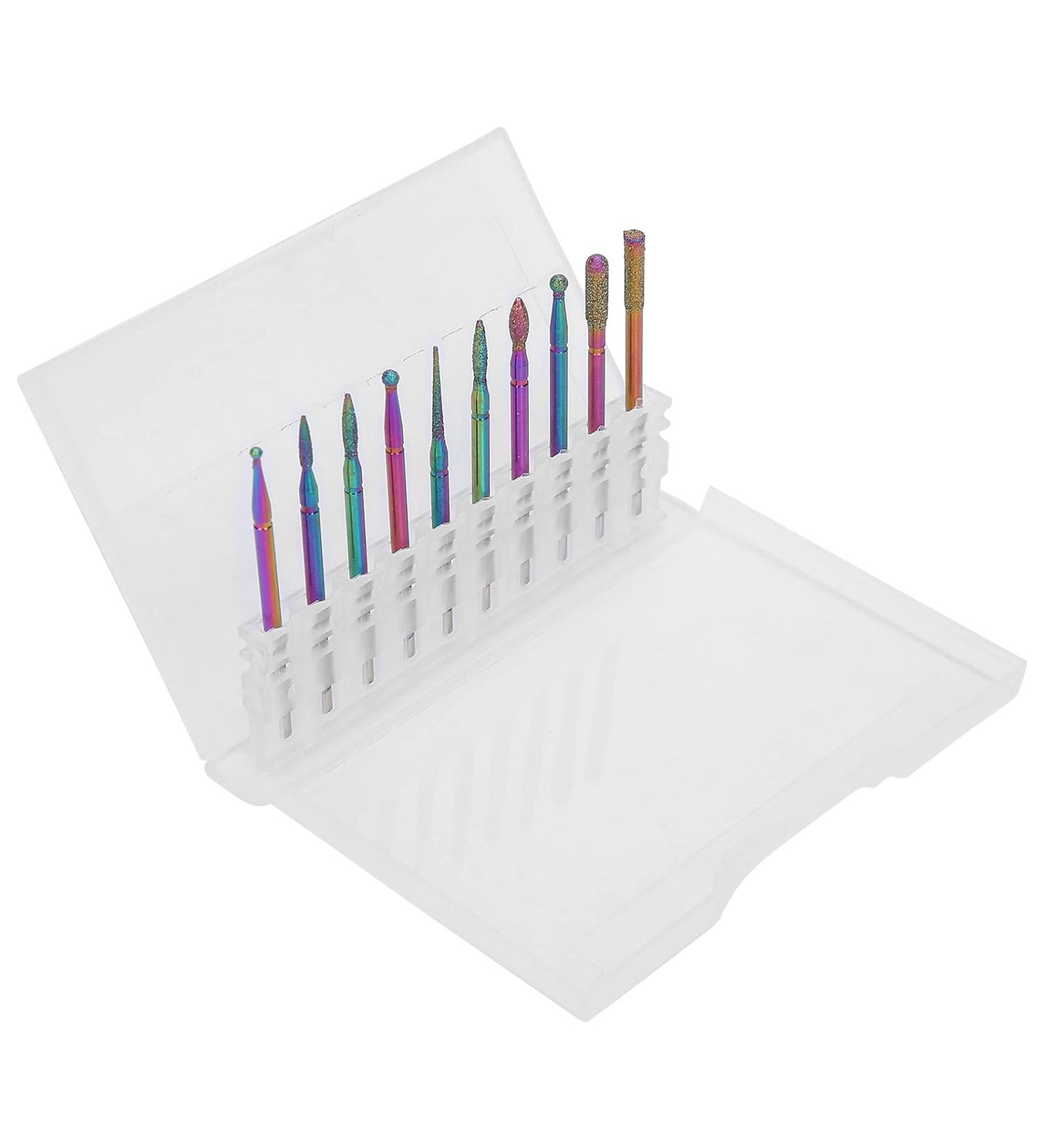 Nail Drill Bit Portable Nail Polisher Drill Bits for Household Nail Art Shop for Nail Polishing And Peeling for Manicure - Buy Online on GoSupps.com