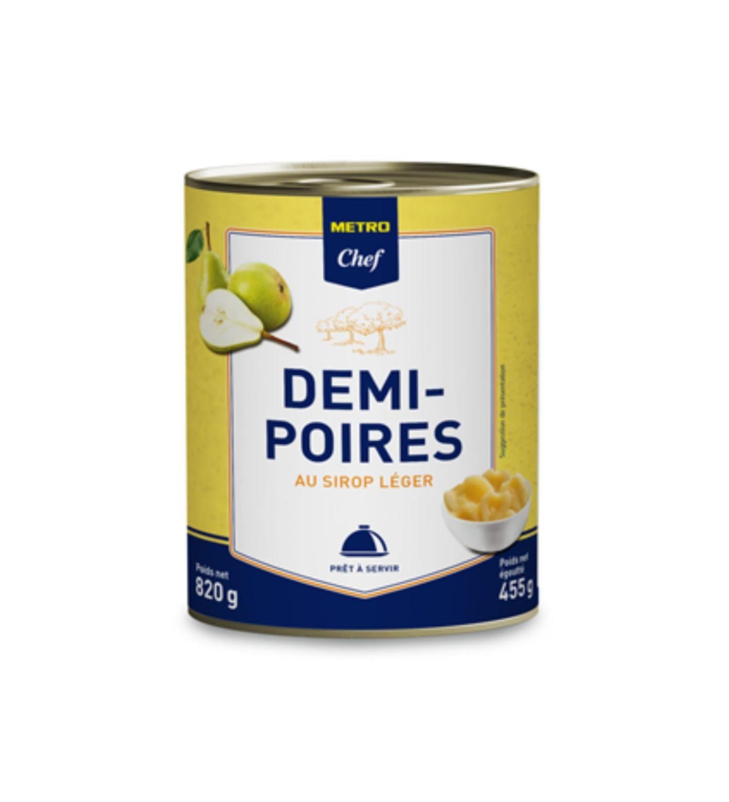 METRO Chef Half Pears in Light Syrup 4/4
