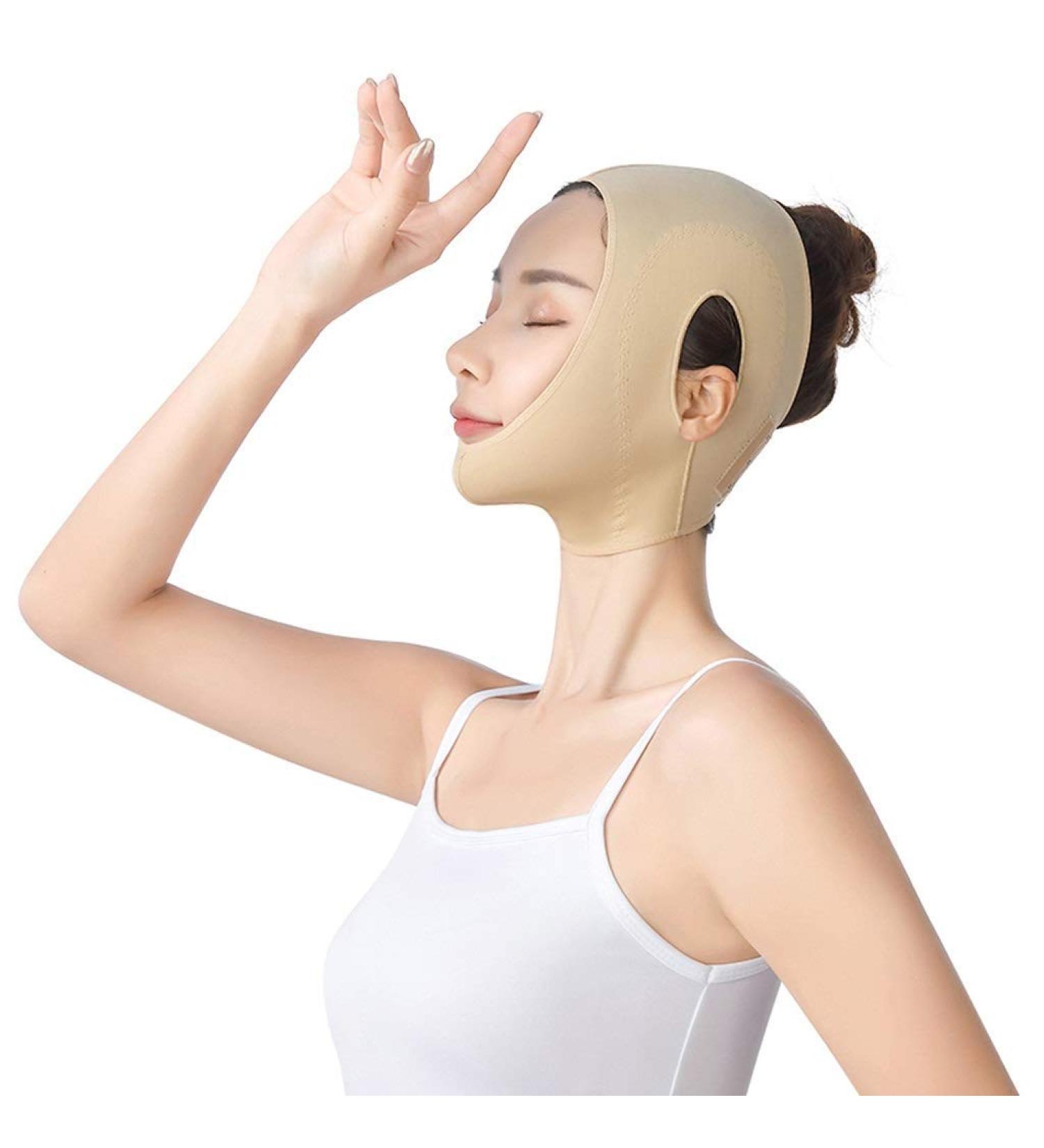 Buy Facelifting Bandage - Small V Face Carving & Tightening Facial Treatment | Slimming Belt for a Defined Look - International Shipping Available - Buy Online on GoSupps.com