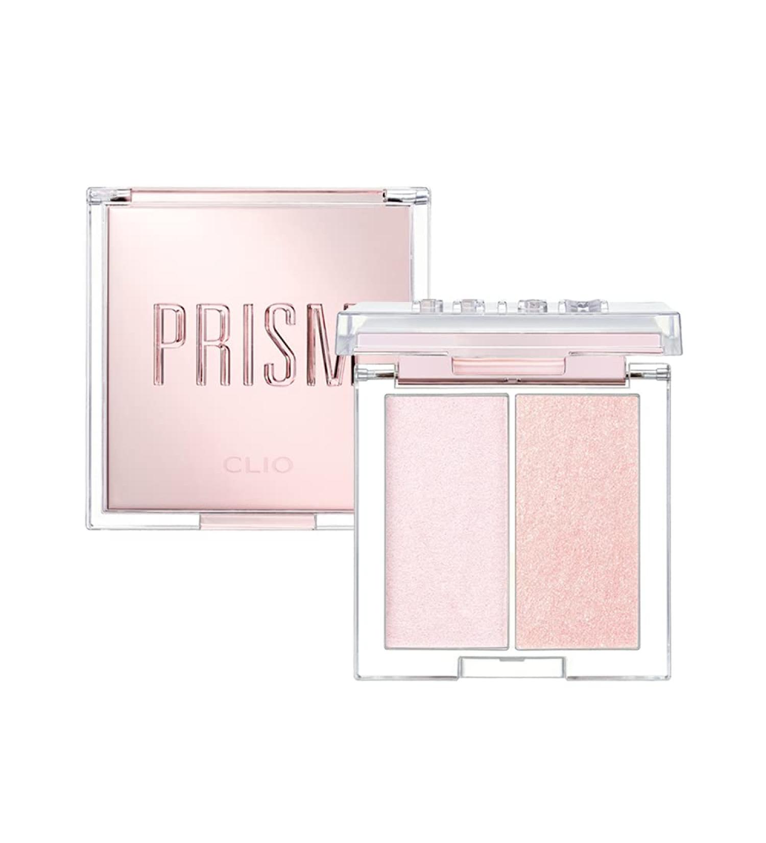 CLIO Prism Highlighter Duo: Lavender Voyage - Face Illuminator Palette for Natural Glow | Long-Lasting Shimmer & Pearl Powder | On-The-Go Makeup Kit - Buy Online on GoSupps.com