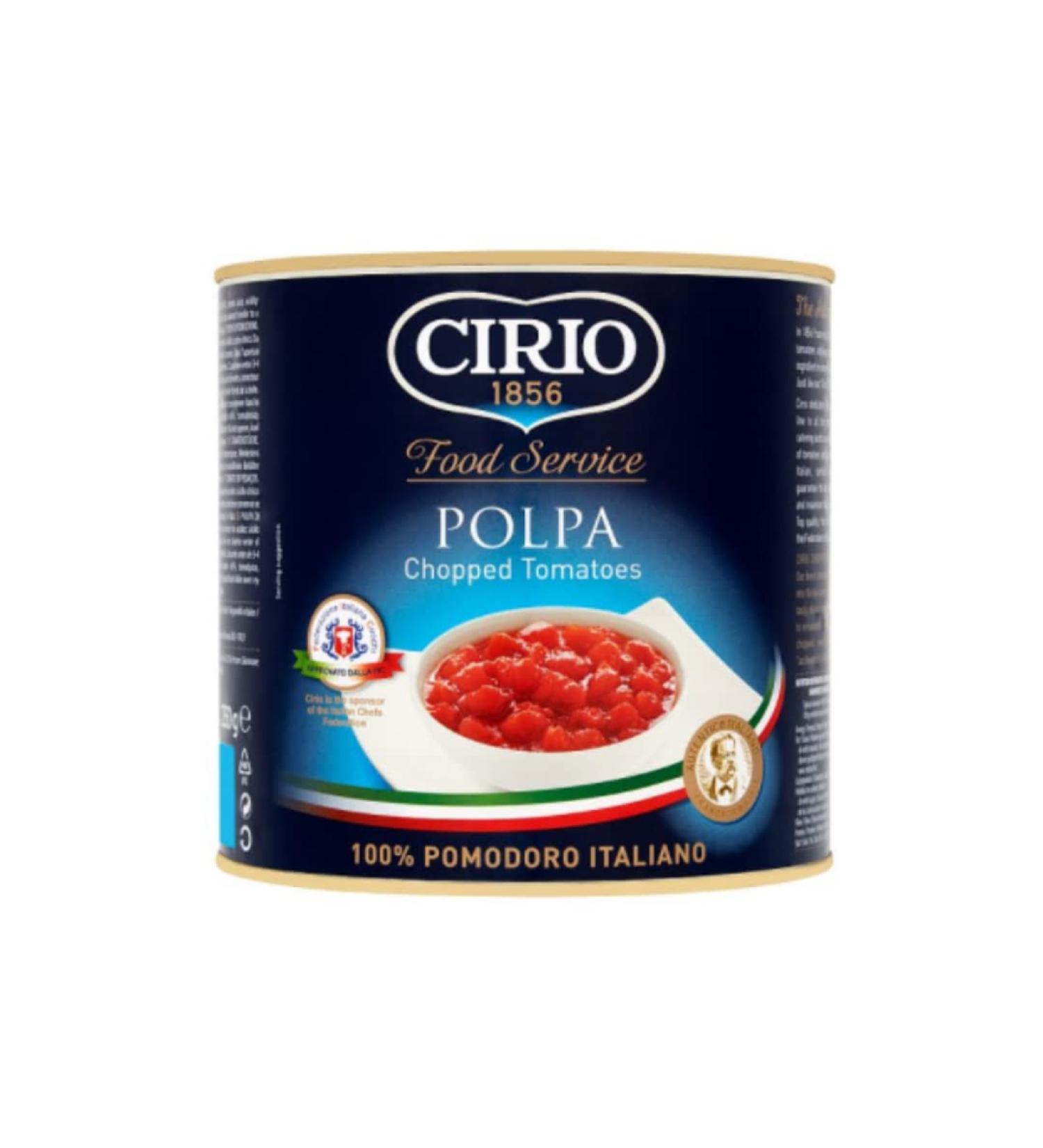 Cirio Polpa Chopped Tomatoes 2500g x 6