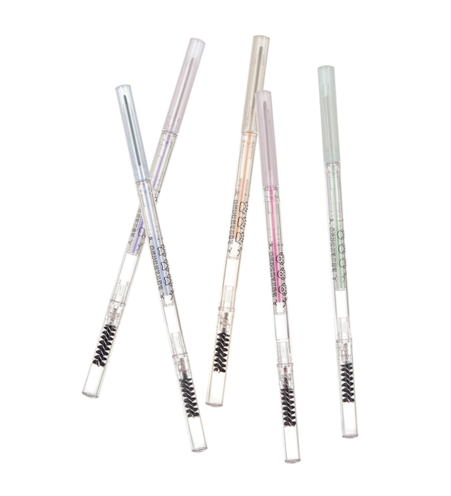 OHPHCALL 5pcs Brown Eyebrow Pencil Double-head Eyebrow Pens Anti-perspiration Eyebrow Pens Plastic - Buy Online on GoSupps.com