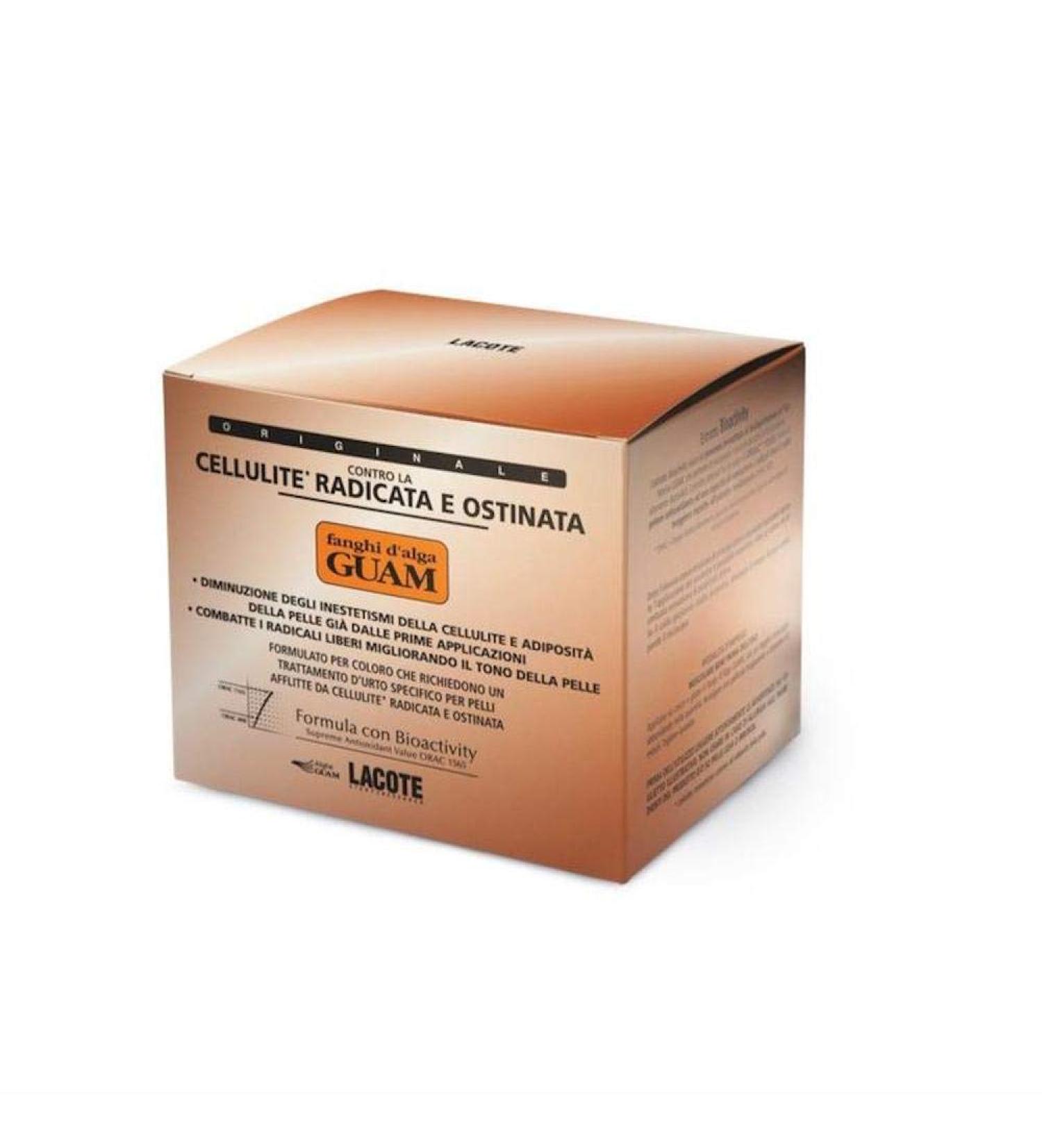Guam Anti Cellulite Body Wrap for Thighs & Legs | MAX STRENGTH Hot Mud with Marine Clay, Caffeine & Seaweed | Reduce Cellulite & Firm Skin | 1.1 LB - Buy Online on GoSupps.com