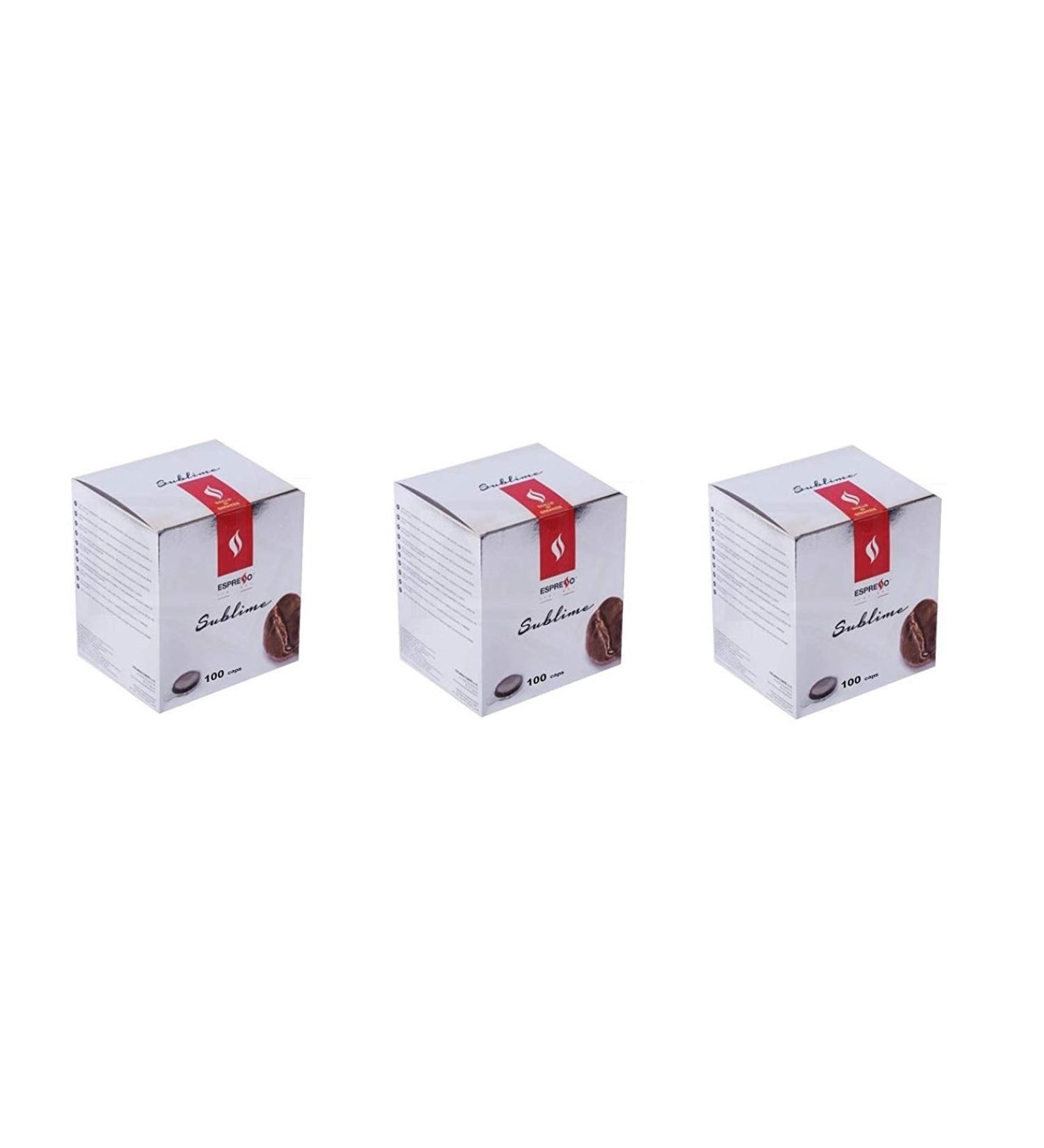 ESPRESSO ITALIANO 3 x Espresso Italiano Sublime Ultimate Blend of Coffee 100 Coffee Pods