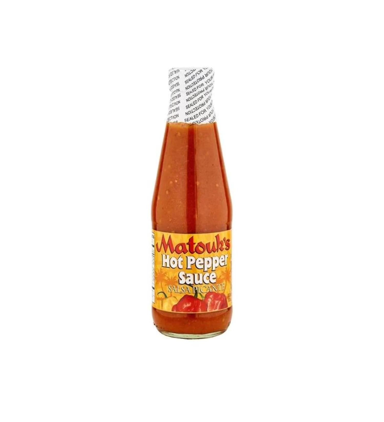 Matouks Hot Pepper Sauce 300ml Box of 6-Fd