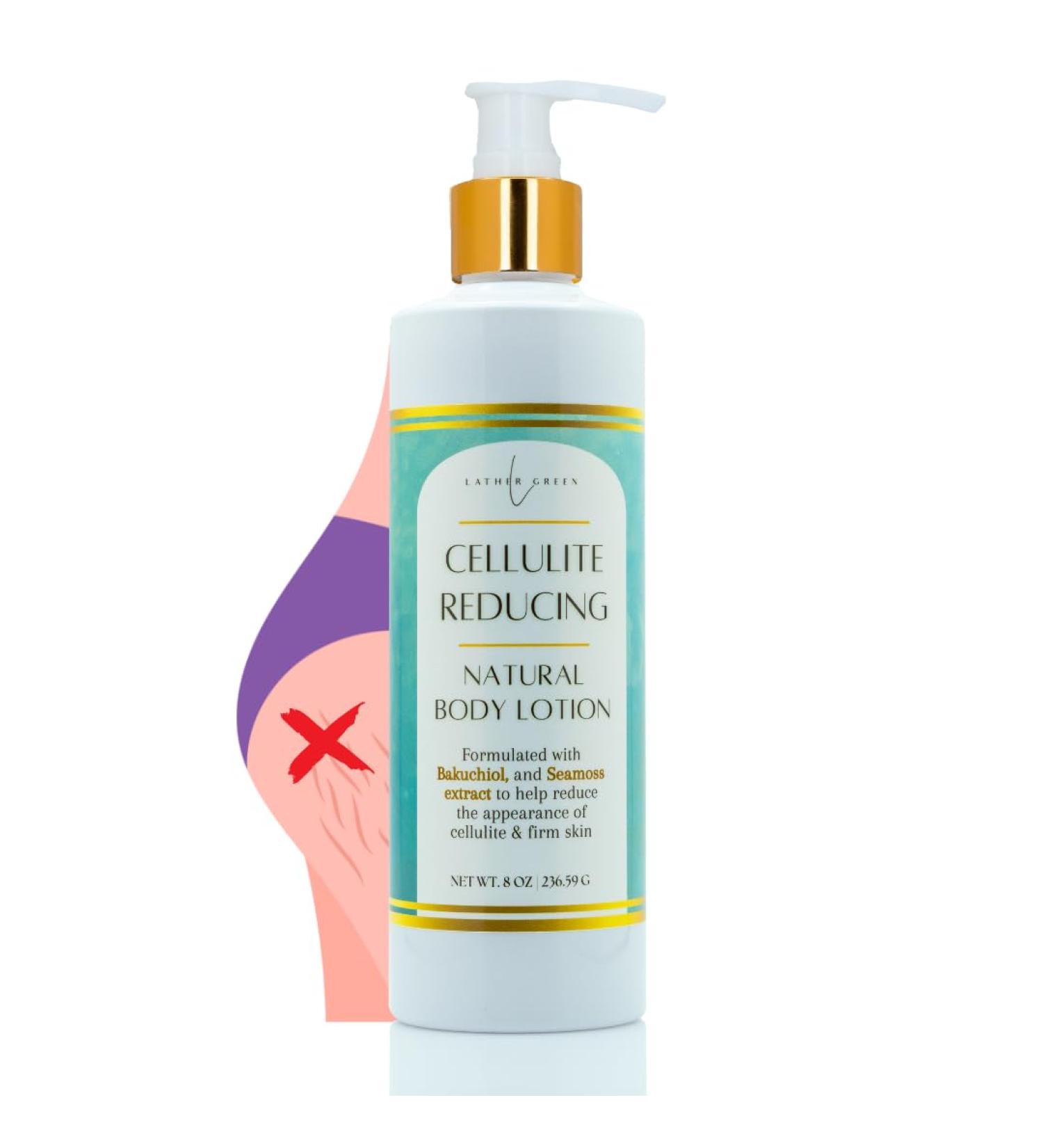 Lather Green - Cellulite Reducing Natural Body Lotion Hydrating Toning & Firming 8 oz - Buy Online on GoSupps.com