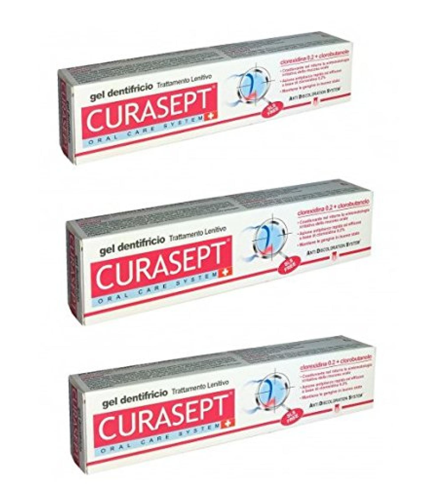Curasept Curasept Soothing Treatment Toothpaste Gel Chlorhexidine 0.2 + Chlorobutanol