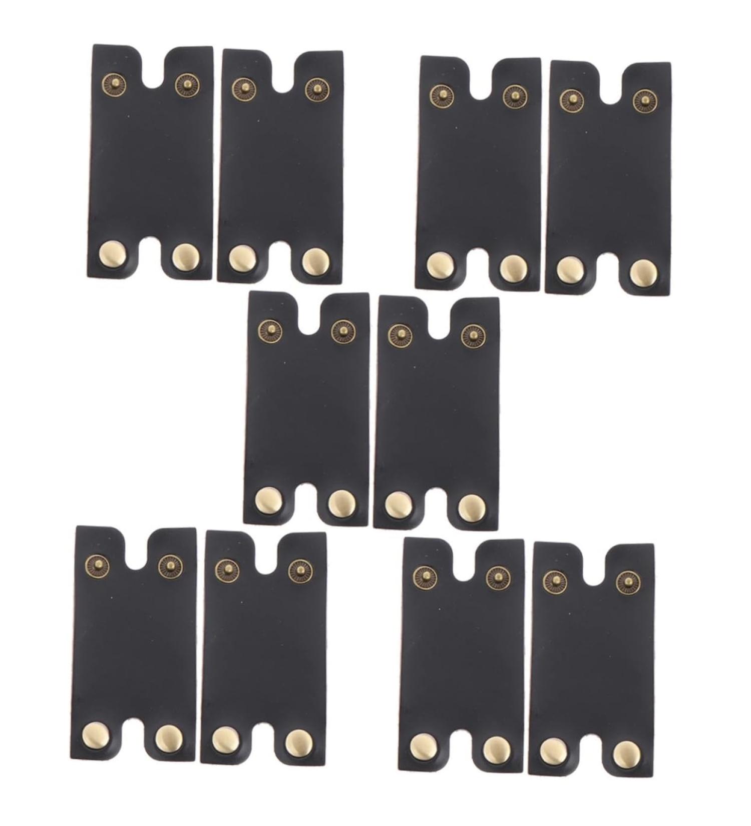 Frcolor 10 STK Leather Holster Travel Accessories for Men - Classic Razor Storage Box in Black | Ideal for Grooming & Travel - Buy Online on GoSupps.com