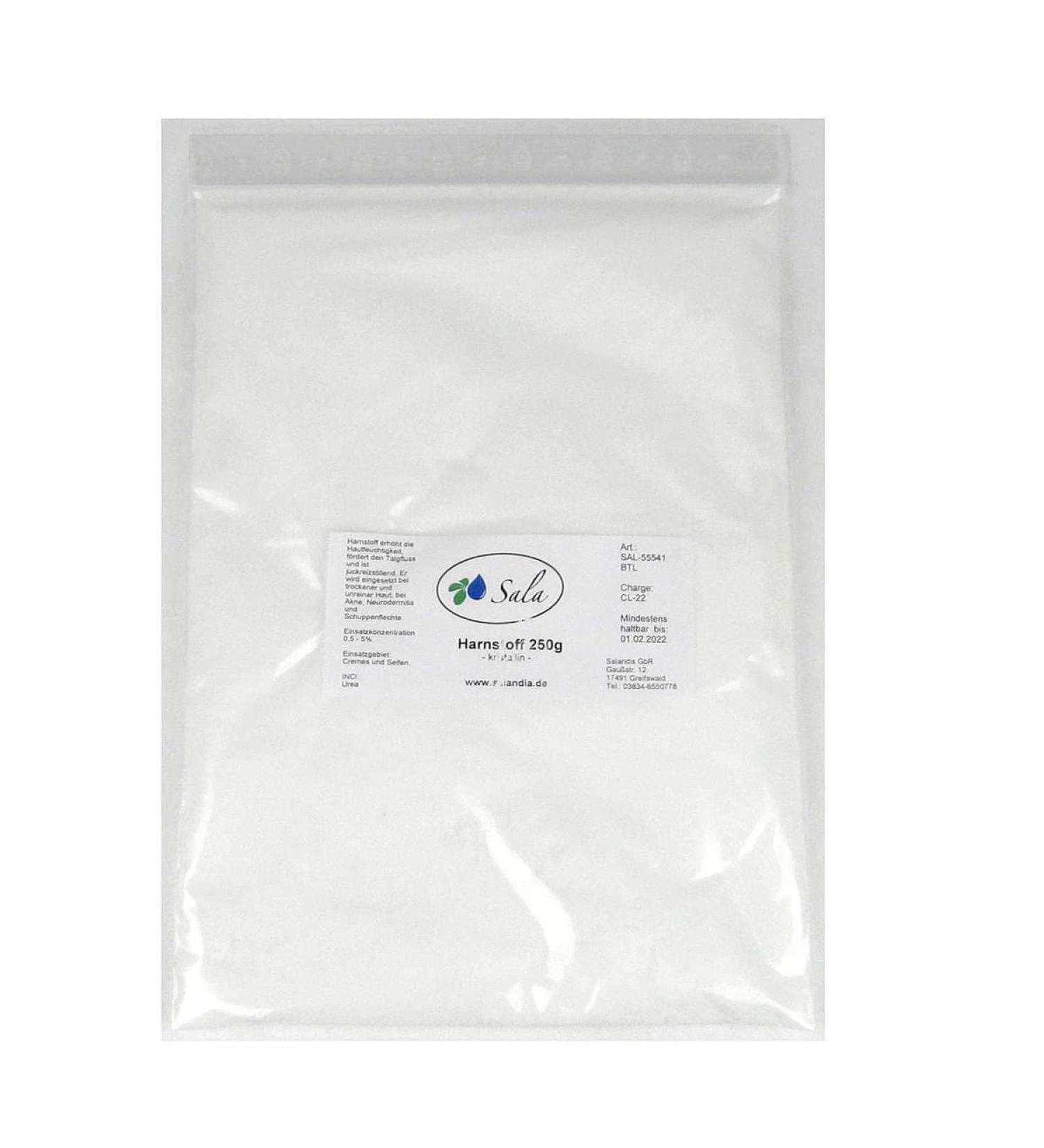 Sala Urea crystalline Ph. Eur. 250 g bag