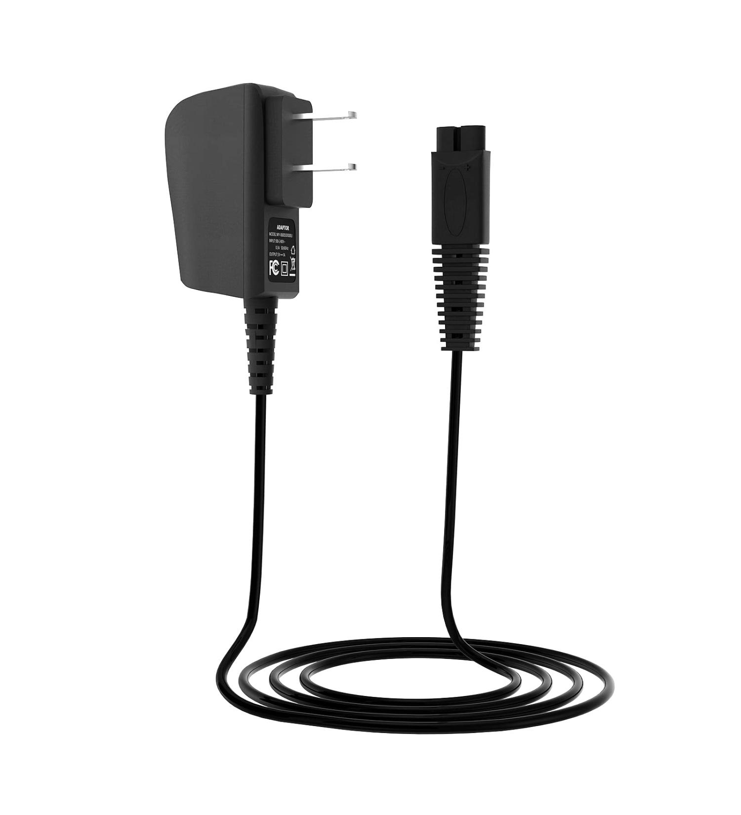 5V 1A AC Adapter Charger for Andis Shaver | Compatible with 17150, 17220, 17195, 17190, 17165, 17170, 17205, 17220 | Replacement Power Cord for Profoil Shaver - 5Ft - Buy Online on GoSupps.com