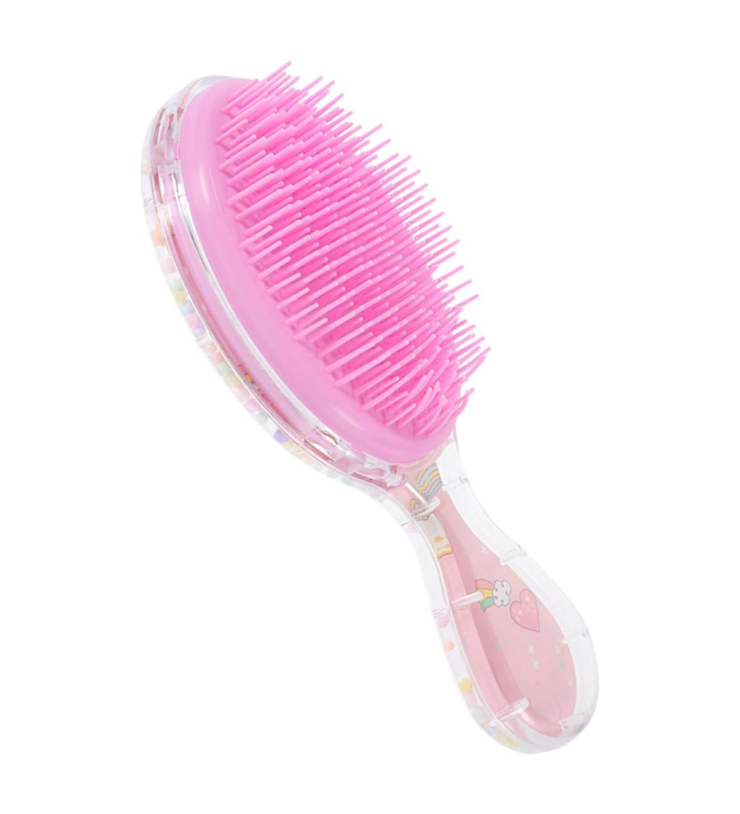 Shop Hoement Oval Small Hair Brush - Pink Hair Degeneration Comb for Girls | Cute & Compact (18.50x7.50cm) - International Shipping Available! - Buy Online on GoSupps.com