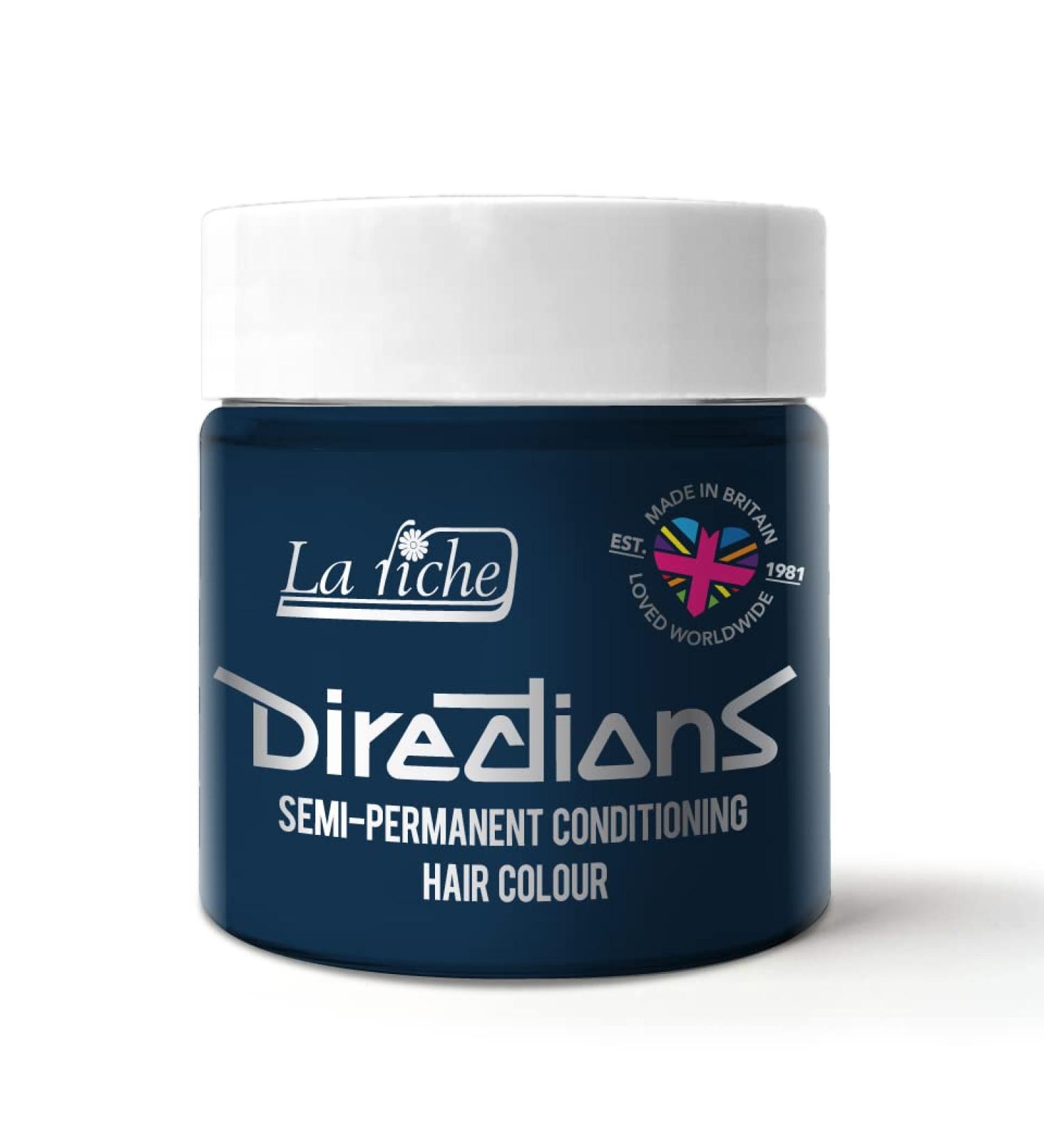 La Riche Directions Semi-Permanent Hair Color 100ml Tub - Denim Blue Denim Blue 100.00 ml (Pack of 1)