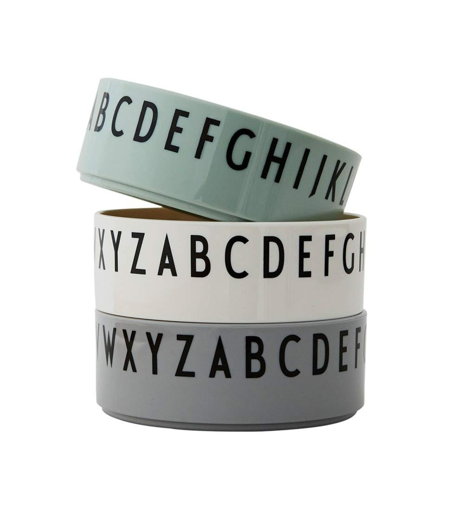 Design Letters Green Tritan Bowl - Breakfast, Lunch, Dinner - One Size - Buy Online on GoSupps.com