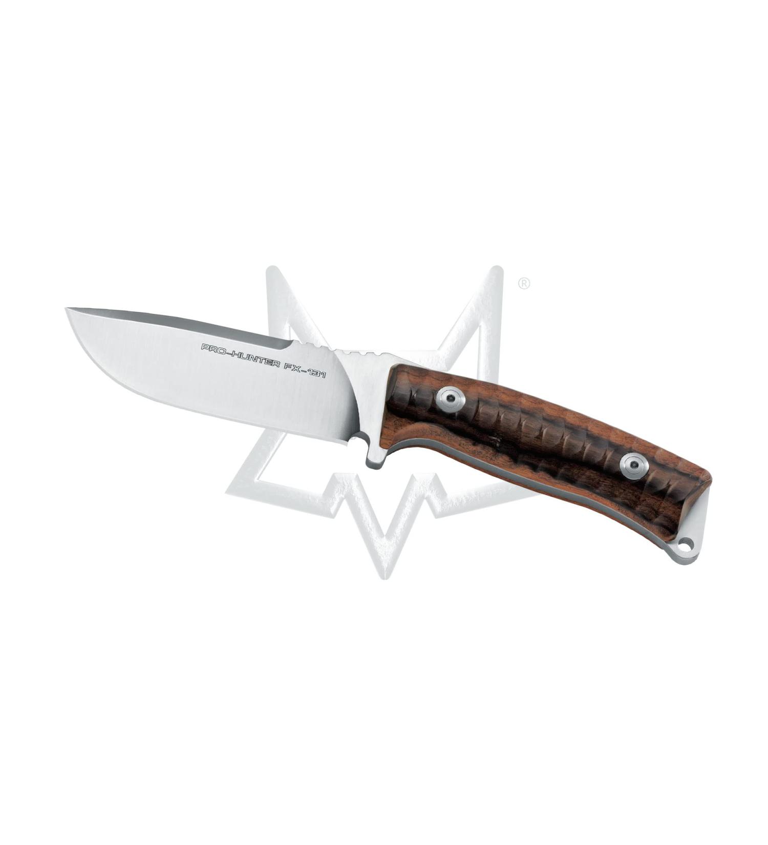 Fox hunting knife Pro-Hunter pocket knife brown M