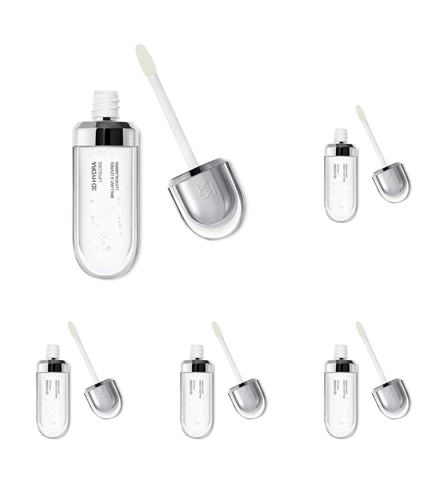 KIKO Milano 3D Hydra Lipgloss 01 | Softening lip gloss for a 3D look (Pack of 5) 01 Clear 6.5 ml (Pack of 5) - Buy Online on GoSupps.com