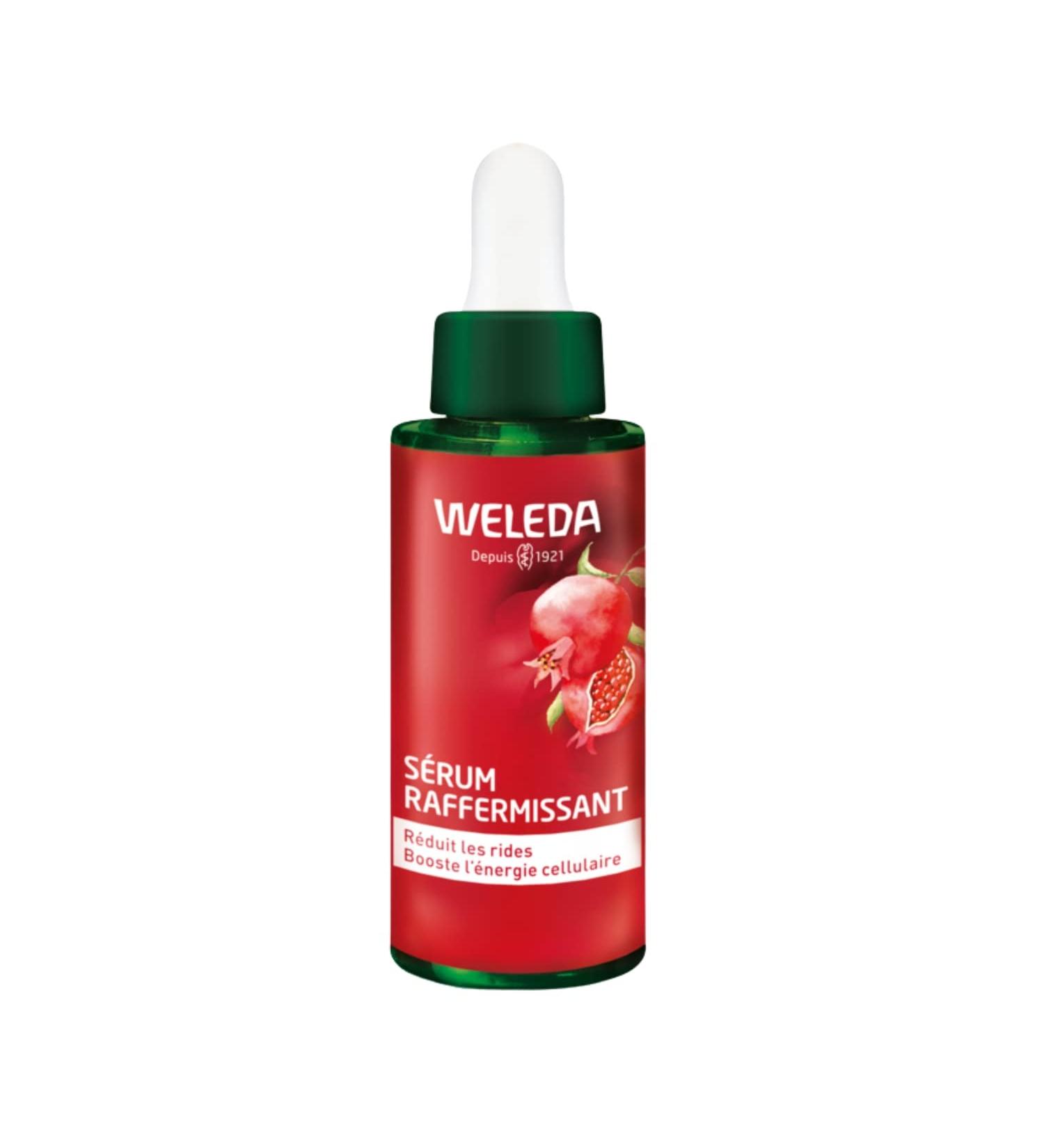 WELEDA - Pomegranate and Maca Firming Serum - Anti-aging firming treatment for women aged 40 and over - Reduces wrinkles and firms - Mature skin - NATRUE* - Vegan*** - 30 ml - Buy Online on GoSupps.com