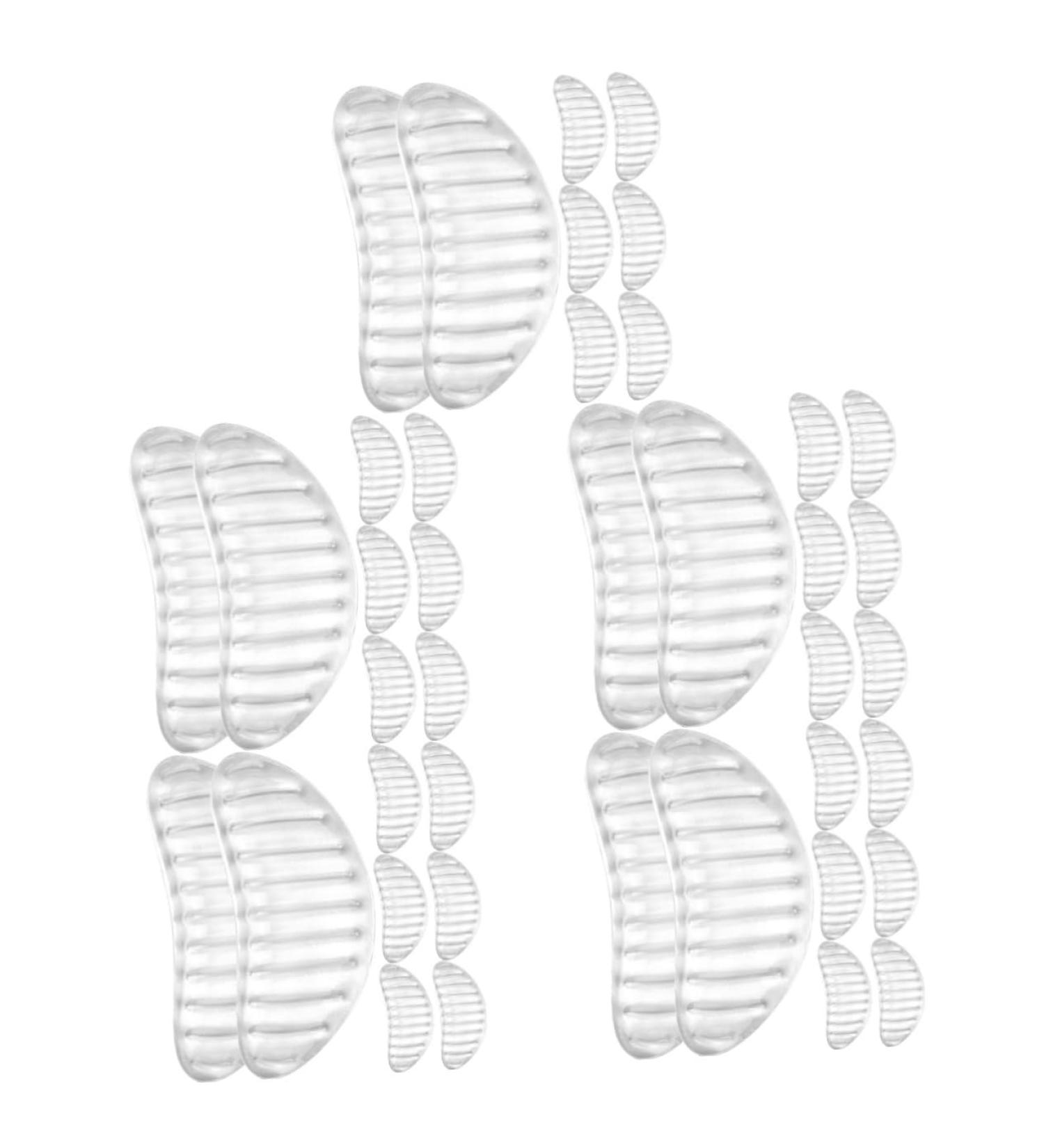 FRCOLOR 20 Pairs Striped Arch Pads | Cushioning Support Insoles for Men & Women | Nonslip Gel Foot Arch Cushions for High Heels & Everyday Comfort - Buy Online on GoSupps.com