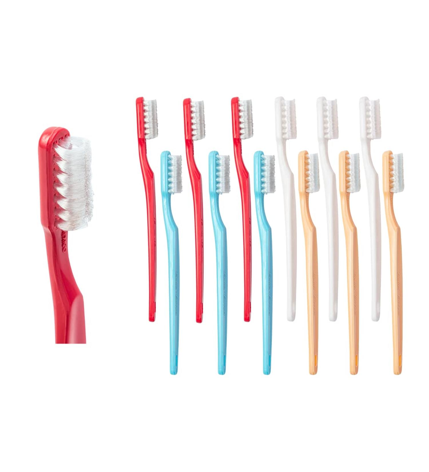 Buy Triplefit Medium Toothbrush (Pack of 12) - International Shipping Available | Best Quality Oral Care - Buy Online on GoSupps.com