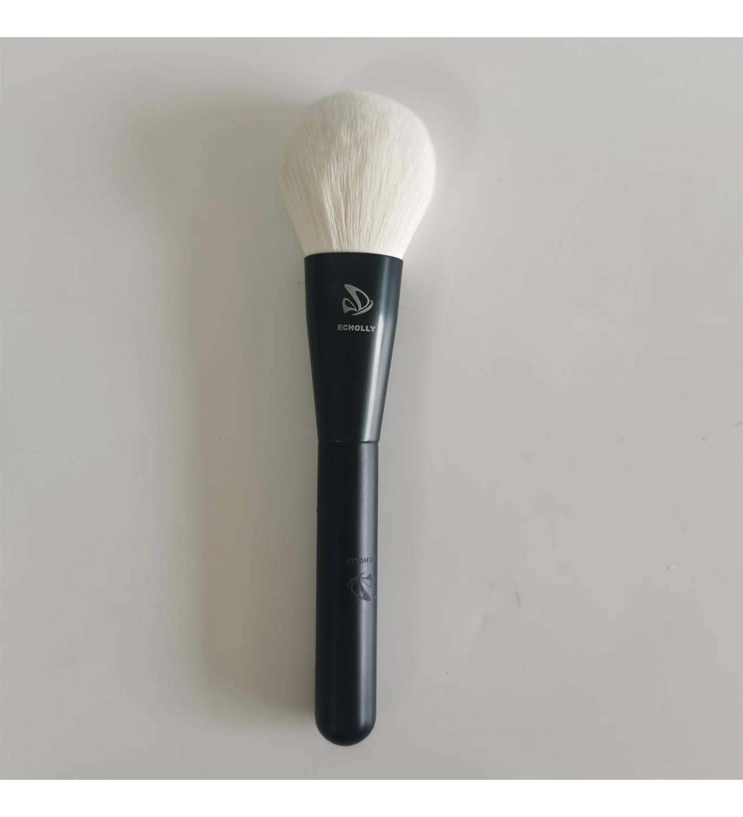 Luxury Black Bigger Size Powder Brush - No Shedding Bristles - Premium Foundation Makeup Brush for Women - Buy Online on GoSupps.com