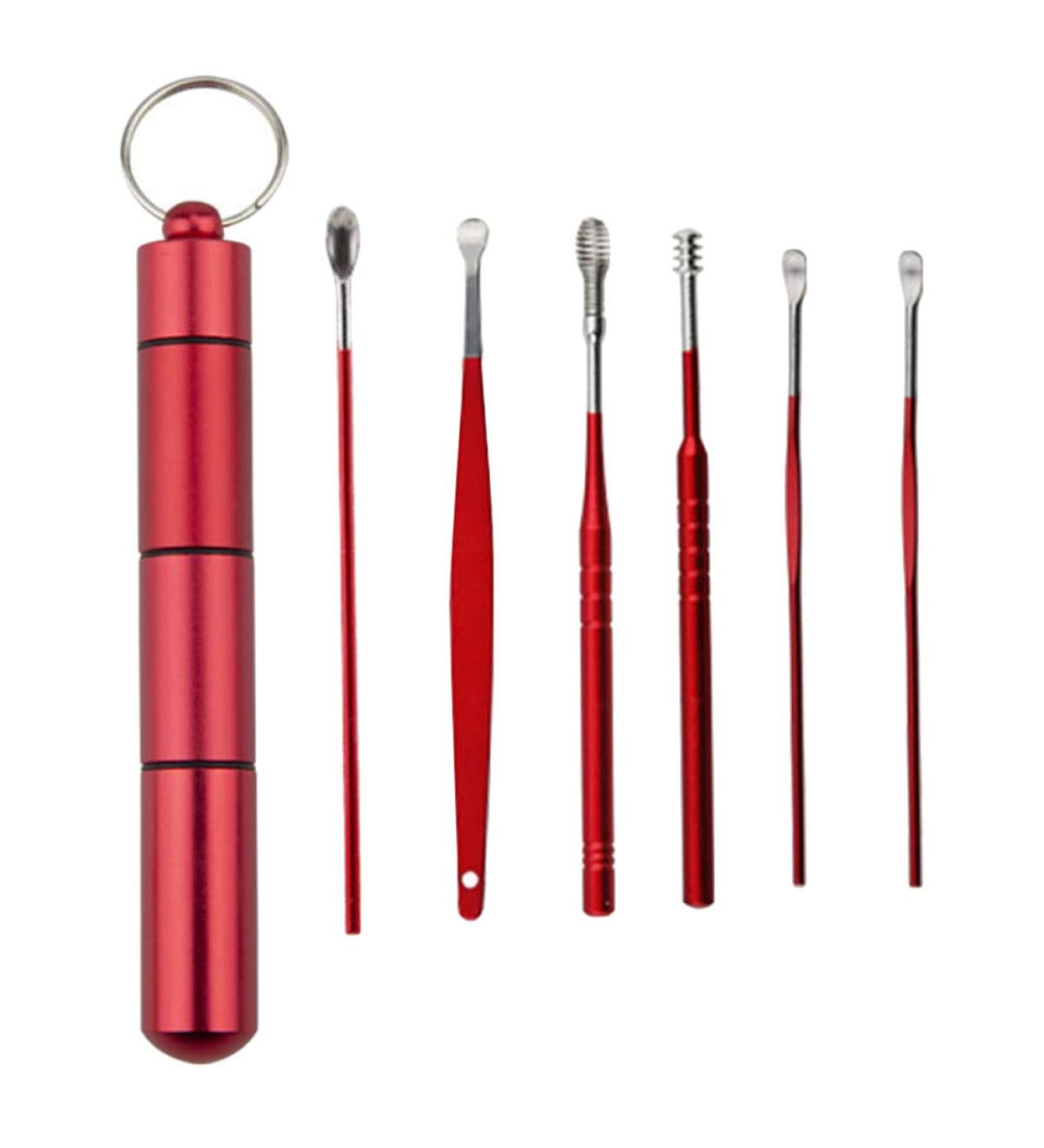 Minkissy Ear Picks Kit: Ear Wax Remover & Cleaning Tool Set - Portable Ear Scoop - Buy Online on GoSupps.com
