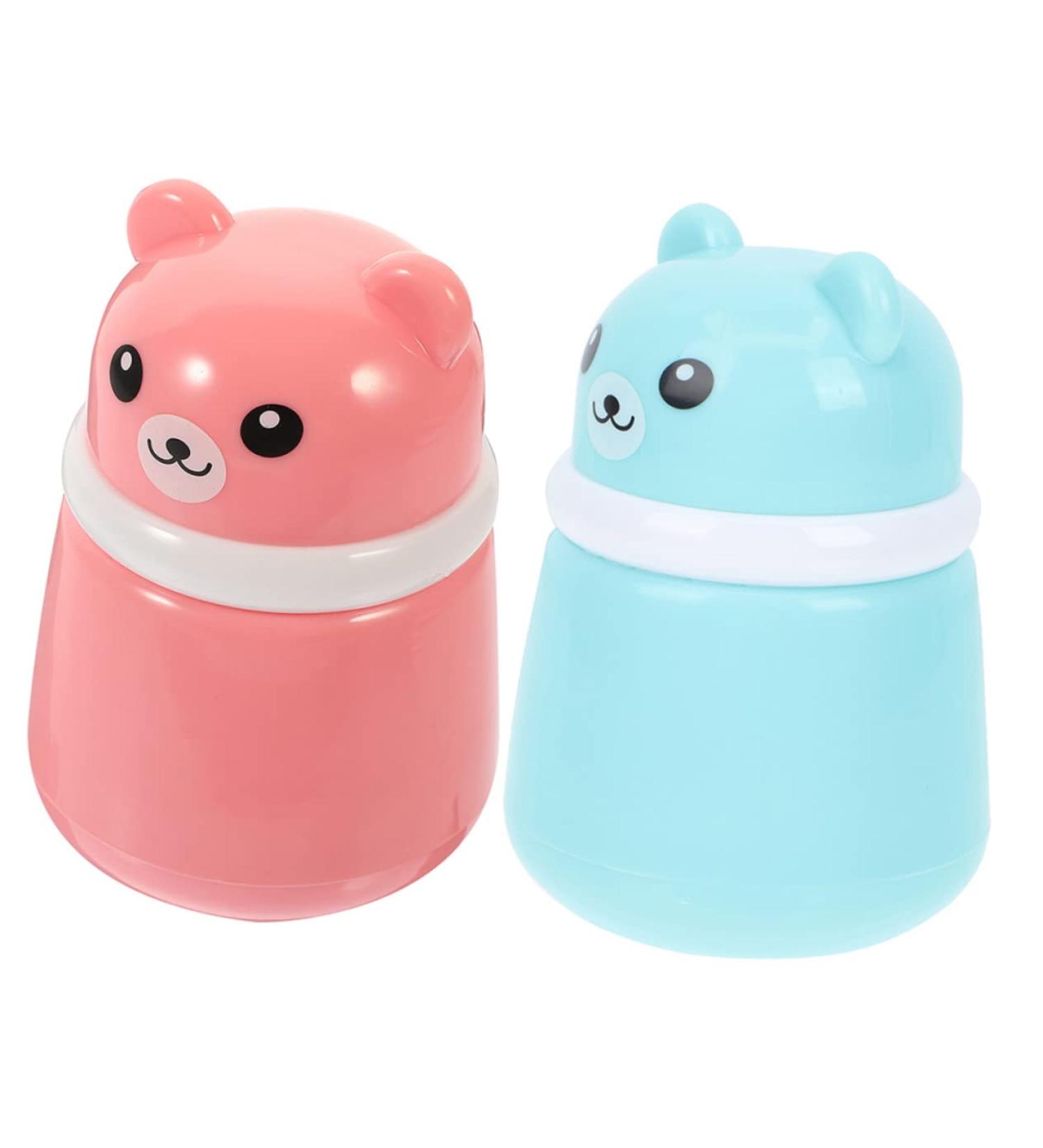 SOLUSTRE 2pcs Puff Box Loose Powder Containers - Travel Dispenser & Body Powder Holder - Buy Online on GoSupps.com